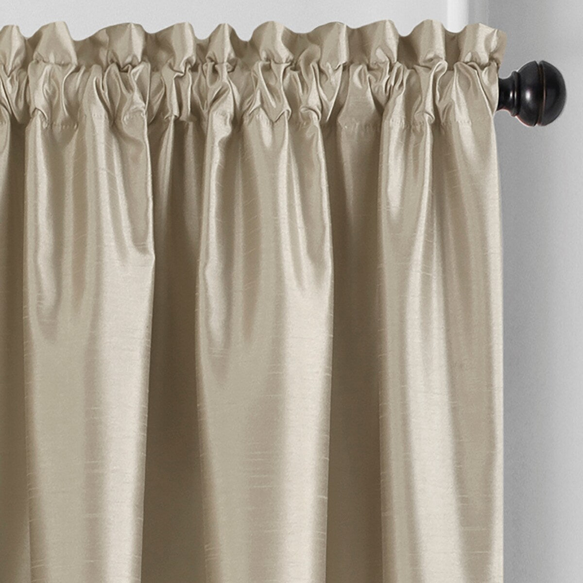 Colette Faux Silk Blackout Window Curtain