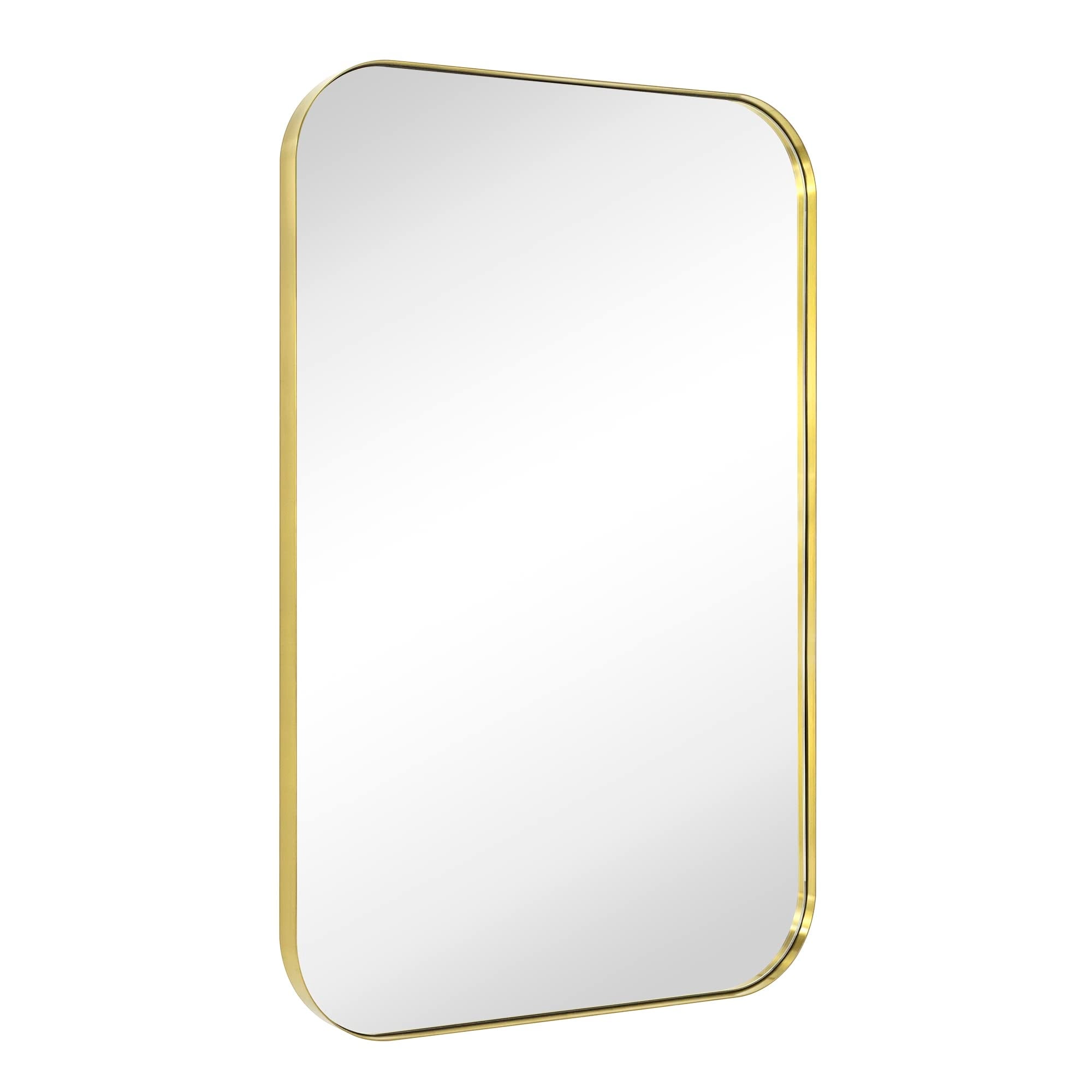 TEHOME Mid-Century Modern Chic Metal Rounded Wall Mirrors