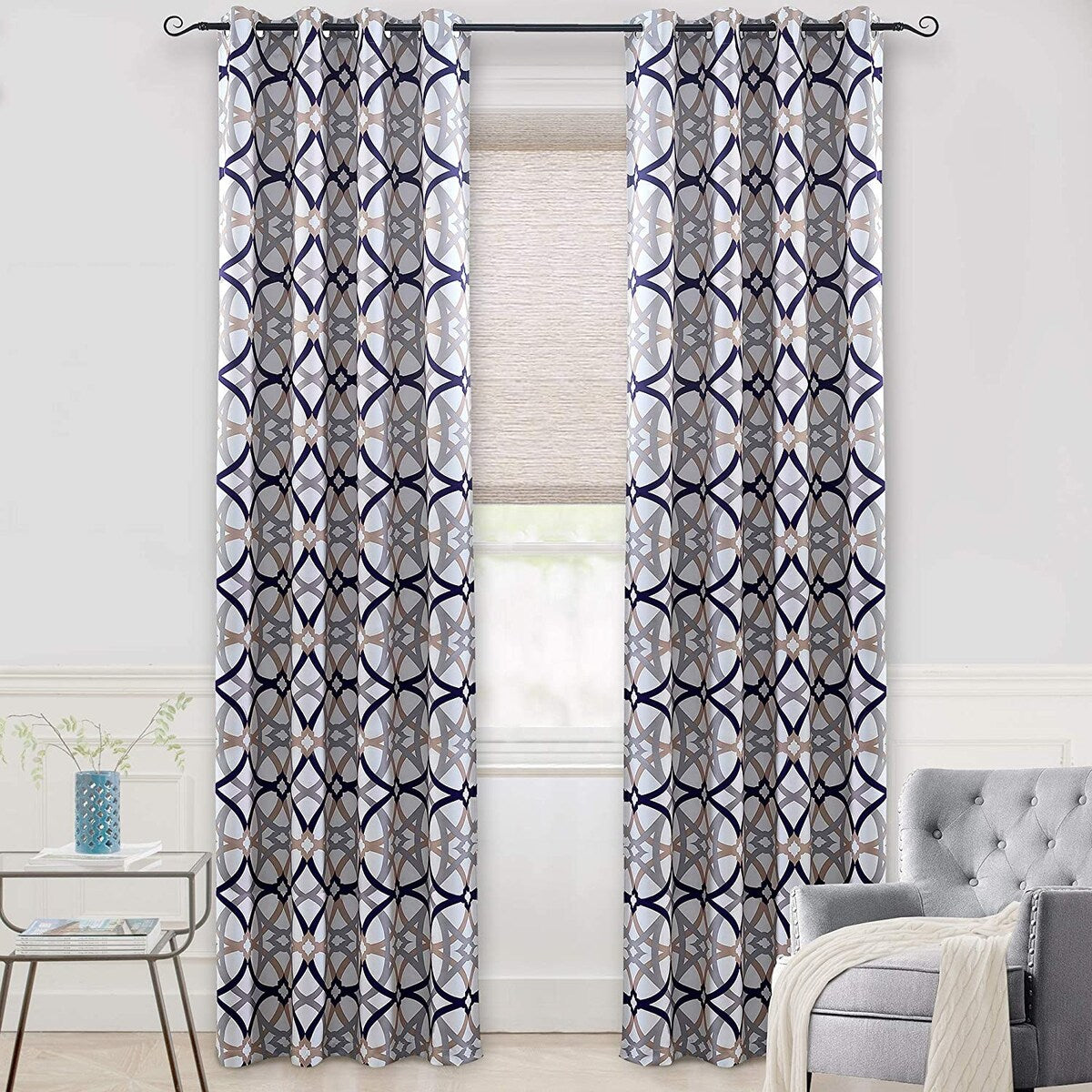 Jarvenpaa Insulated Blackout Grommet Window Curtain Panel Pair