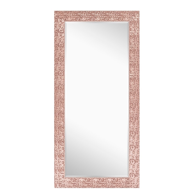 Premium Mosaic Pattern Full-Length Vertical Mirror - Standing, Leaning, Free-Standing Full Body Dressing Mirror