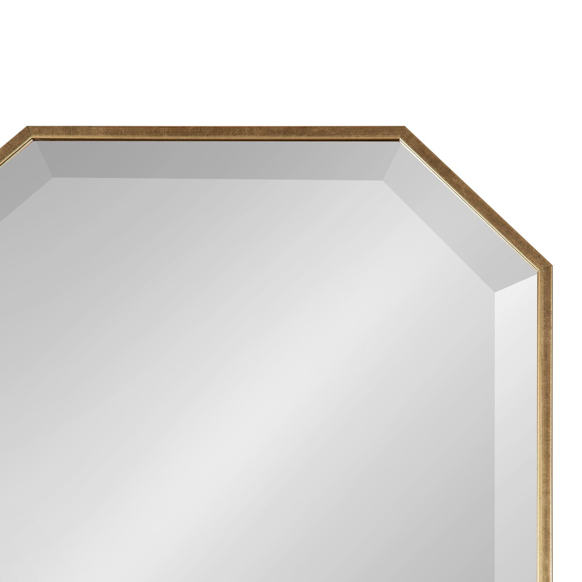 Kate and Laurel Rhodes Octagon Panel Framed Wall Mirror