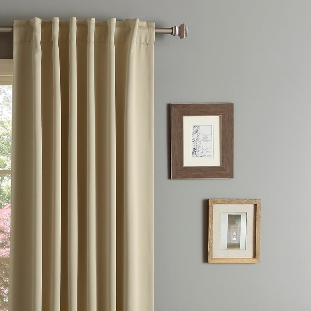 Aurora Home Solid Thermal Insulated 108-inch Blackout Curtain Panel Pair - 52 X 108 - 52 X 108