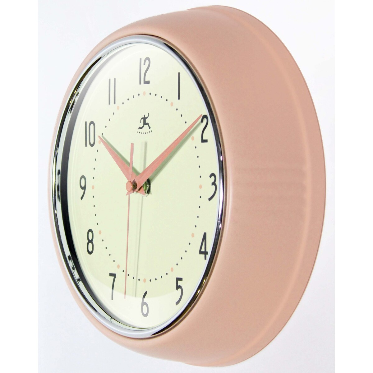 Round Retro Kitchen Wall Clock by Infinity Instruments