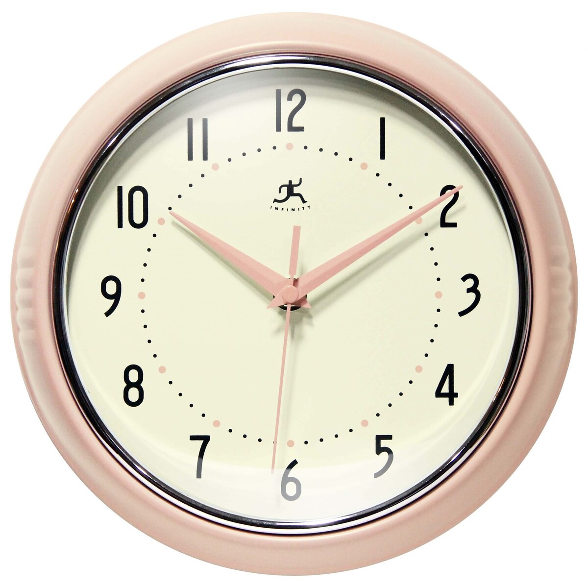 Round Retro Kitchen Wall Clock by Infinity Instruments