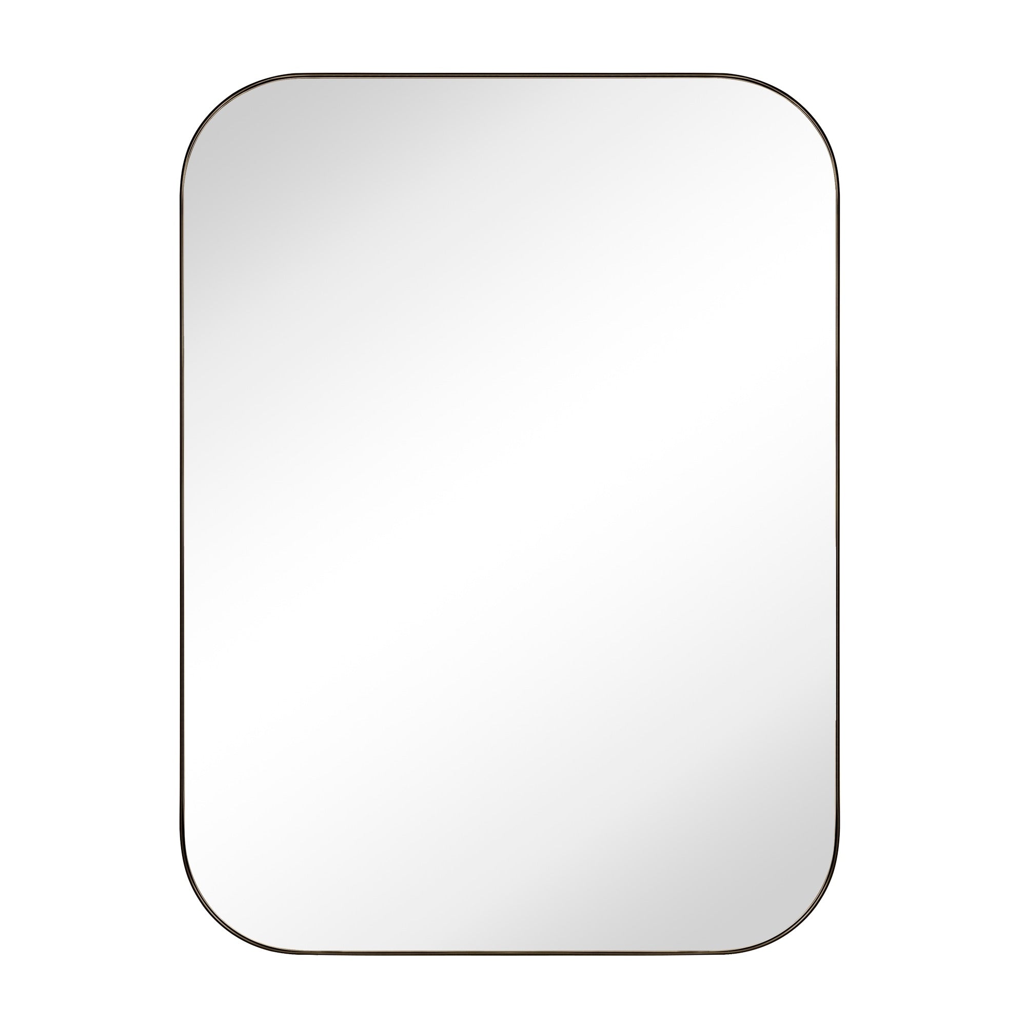 TEHOME Mid-Century Modern Chic Metal Rounded Wall Mirrors