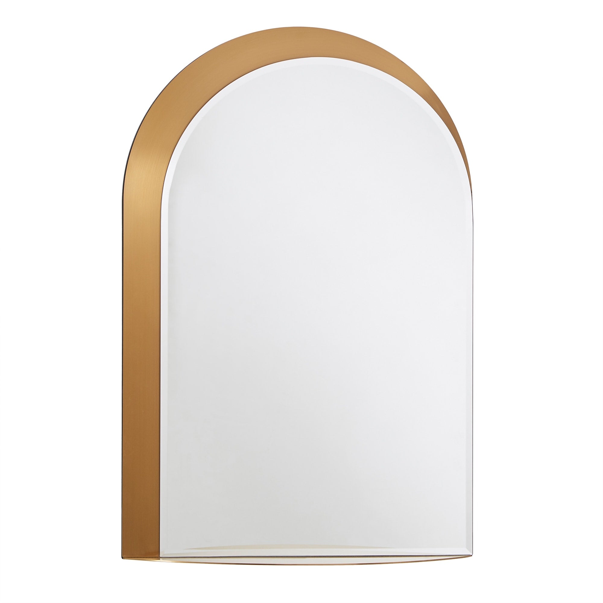 Concord Metal Arched Wall Mirror with Shelf by iNSPIRE Q Bold