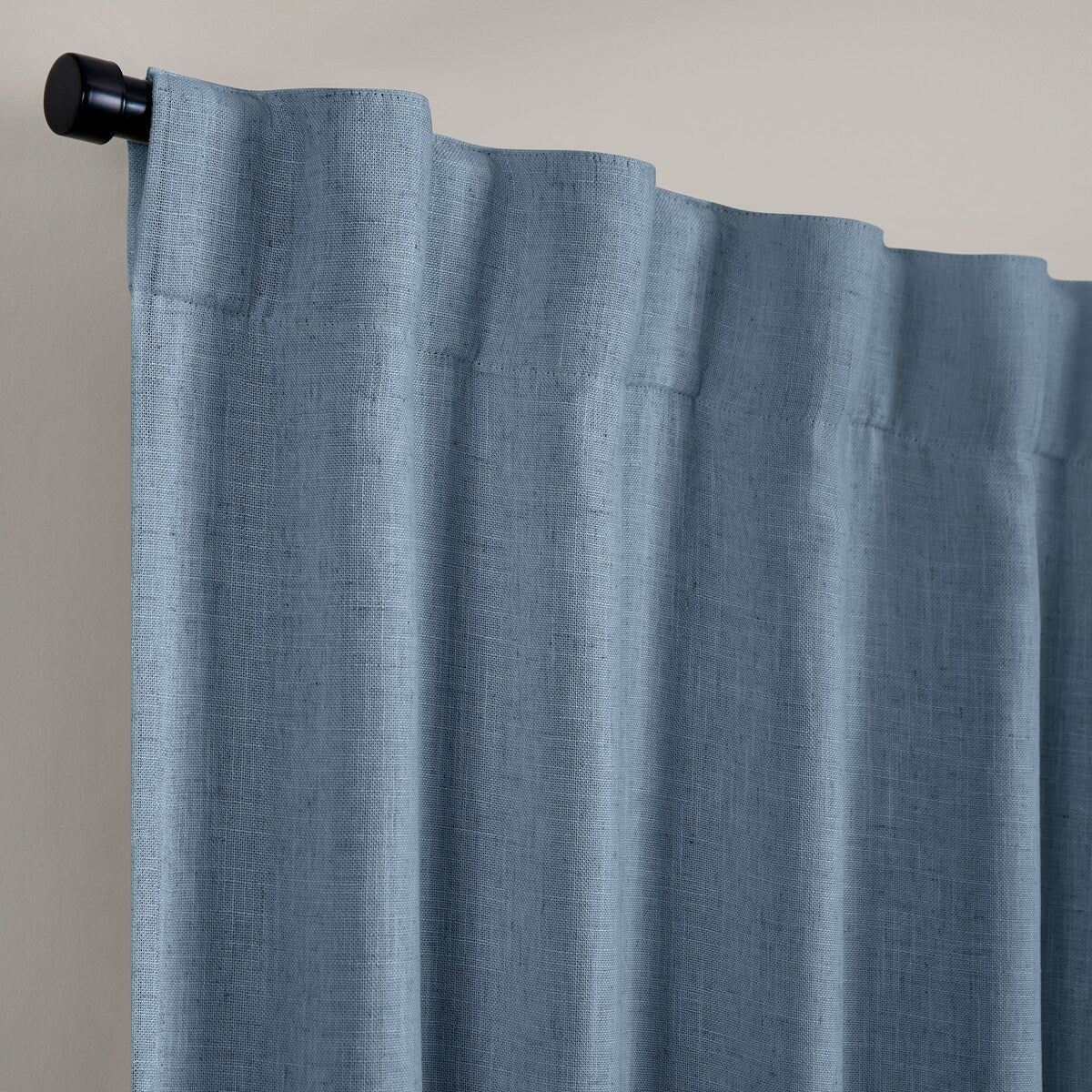 Harrow Solid Texture Blackout Window Single Curtain Panel