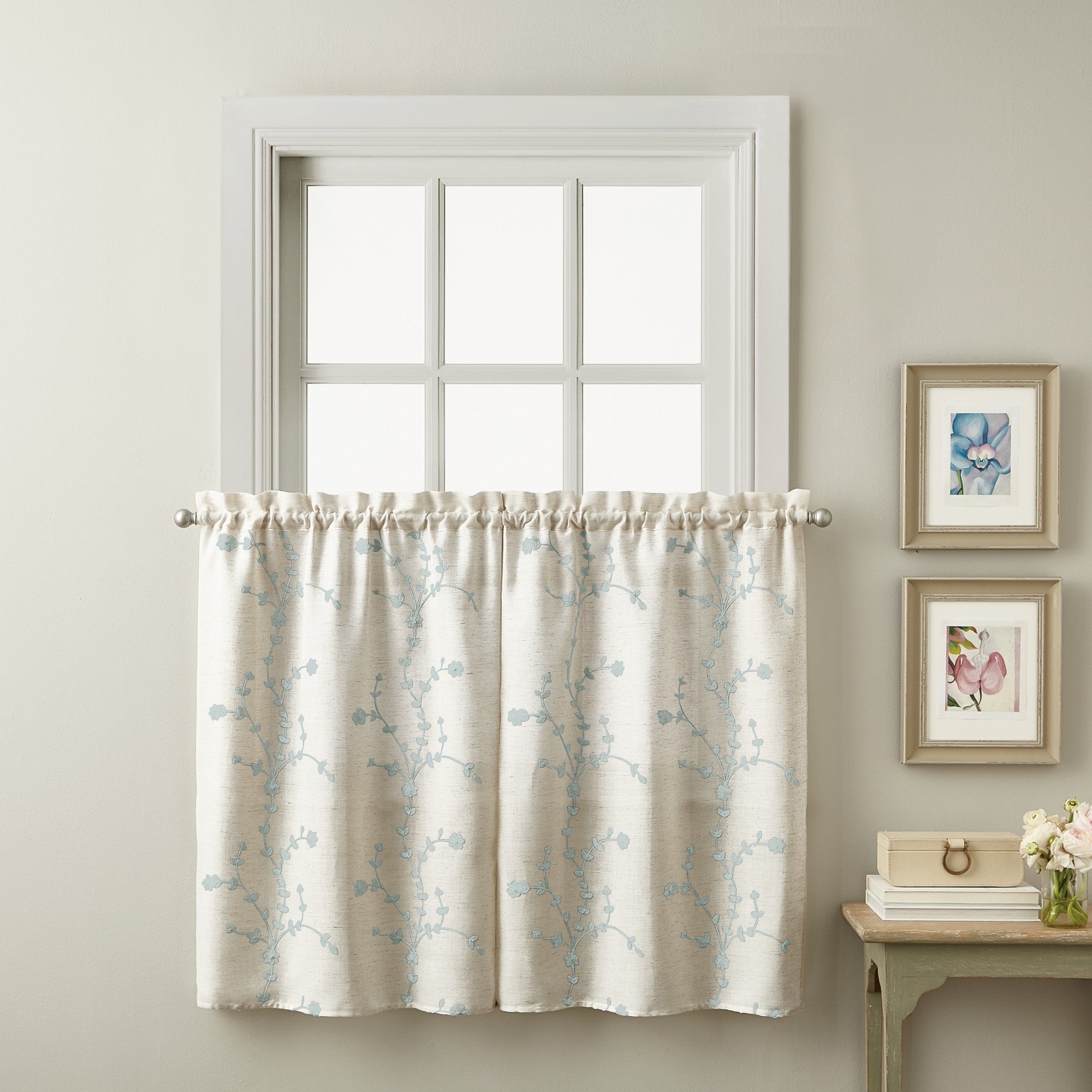 Lynette Tailored Tier Set and Valance Curtain Collection