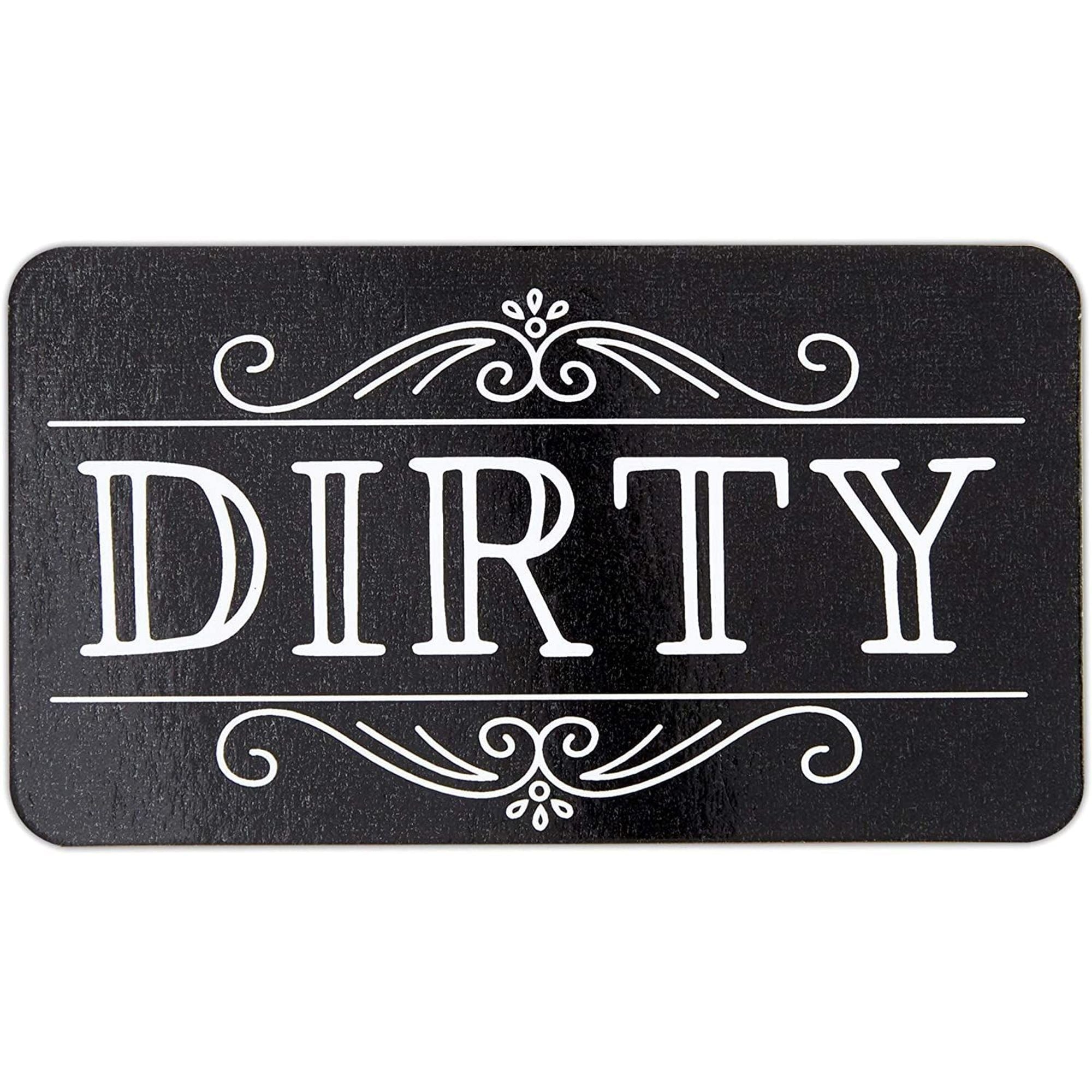 Dirty Clean Dishwasher Magnet (3.5 x 2 Inches)