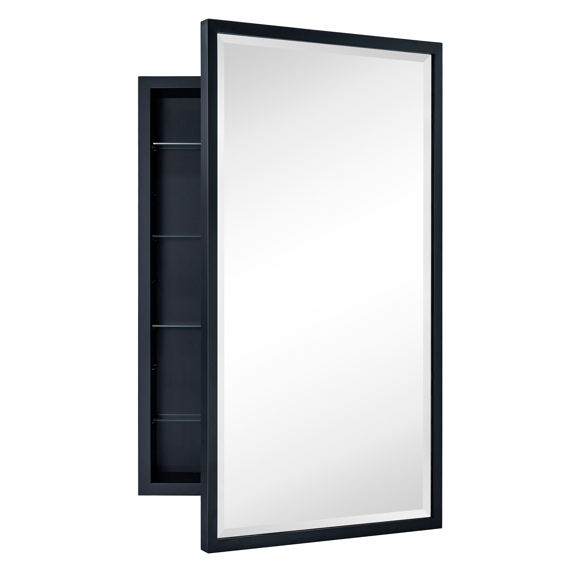 TEHOME Haddison Recessed Framed Medicine Cabinet with Mirror