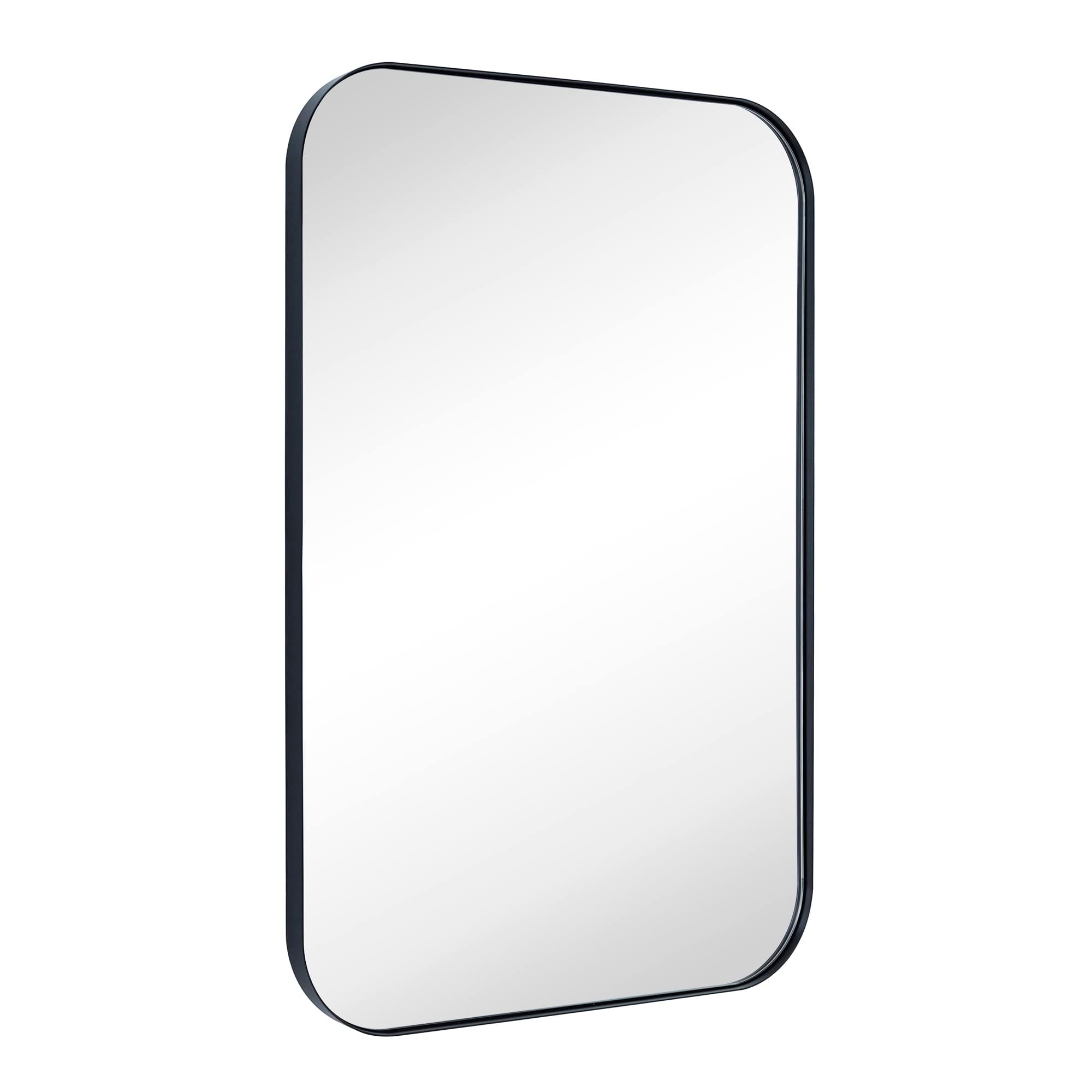 TEHOME Mid-Century Modern Chic Metal Rounded Wall Mirrors