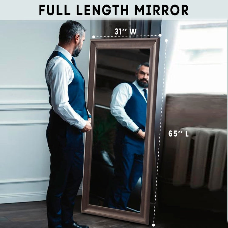 Framed Floor Mirror Full Length Mirror Standing Mirror Large Rectangle Full Body Mirror Long Mirrors