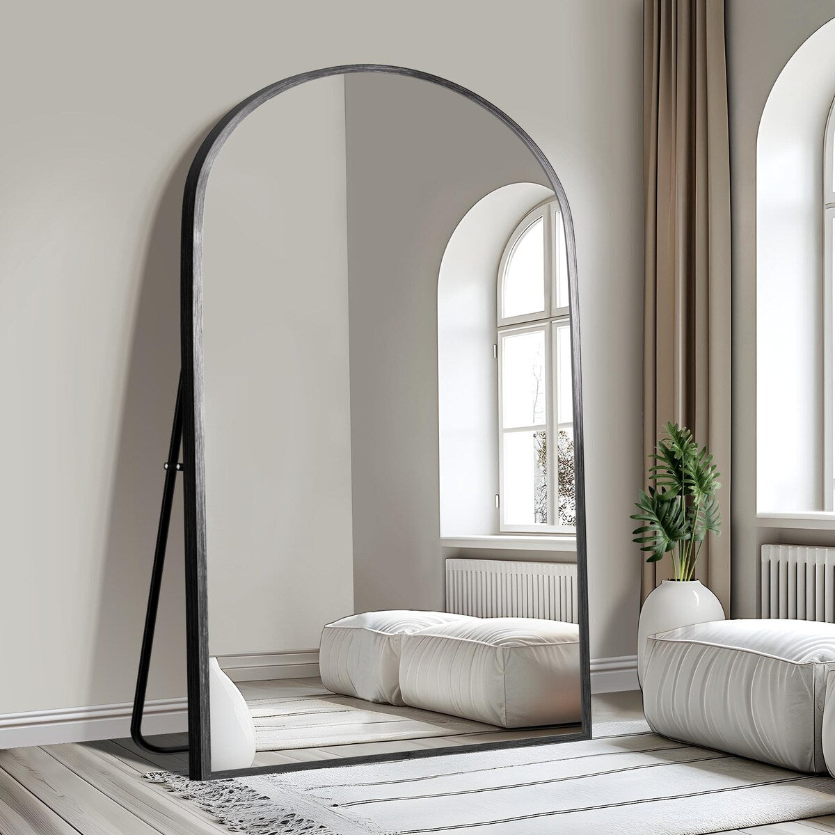 Arched Mirror Modern Full-length Mirror Floor Mirror - 71*38