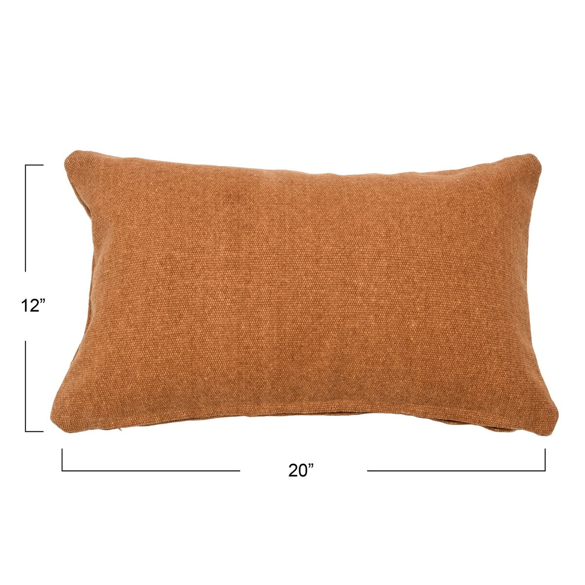 Woven Canvas Lumbar Pillow Cover