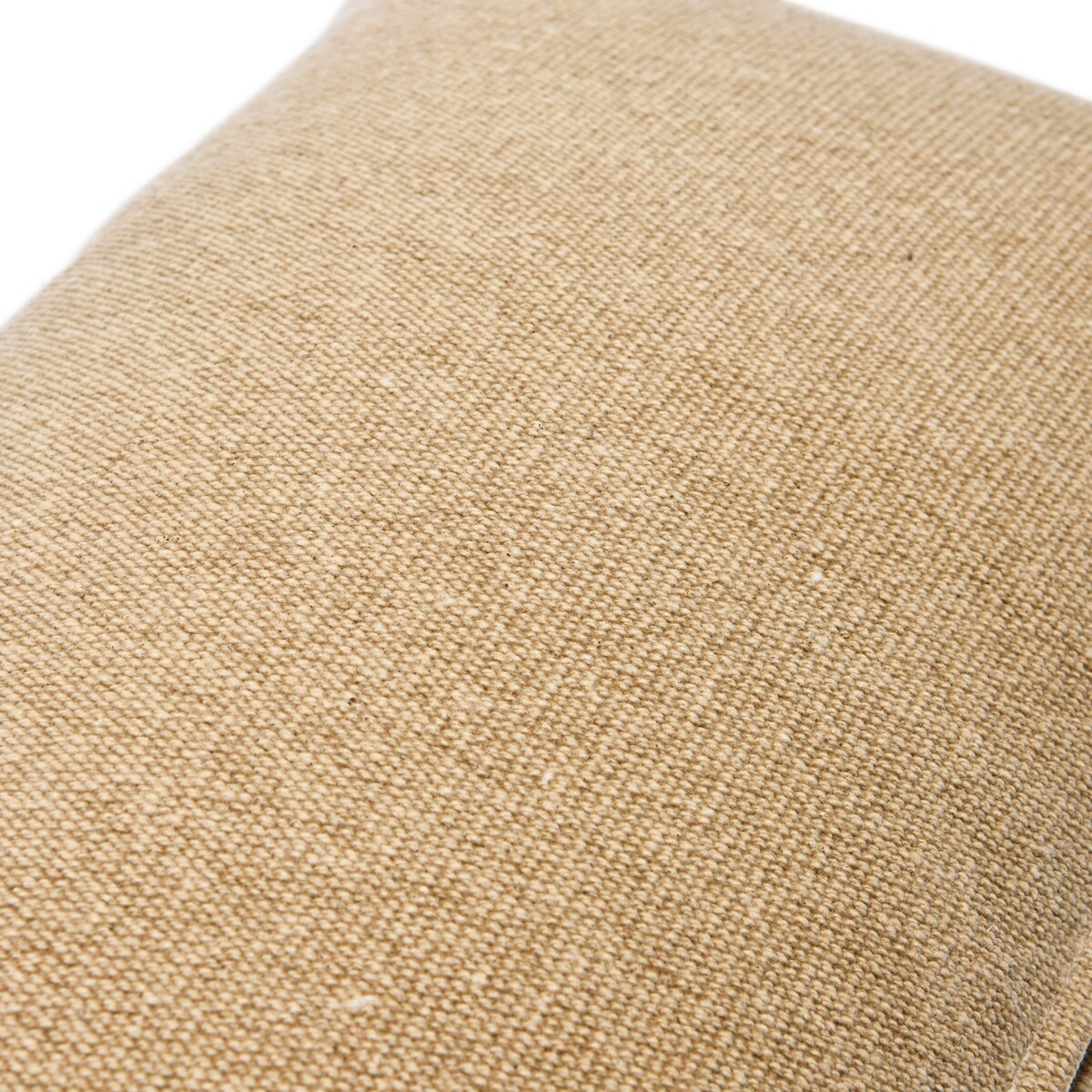 Woven Canvas Lumbar Pillow Cover