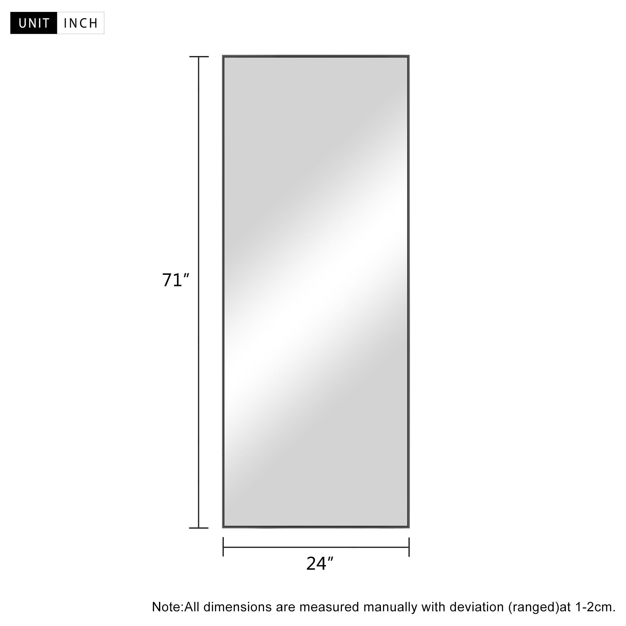 Aluminum Alloy Full Length Floor Mirror