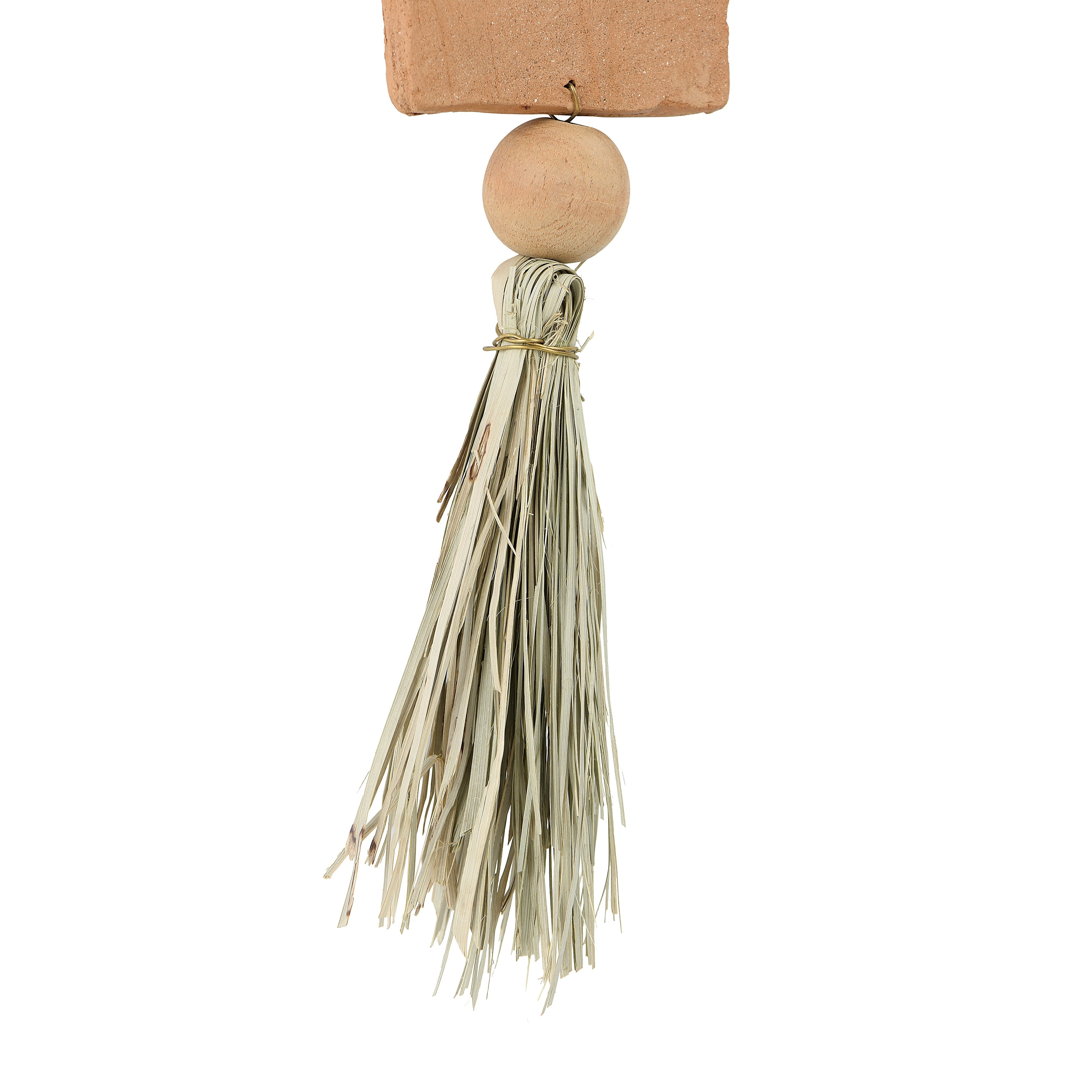 Metal & Terracotta Hanging Ornament