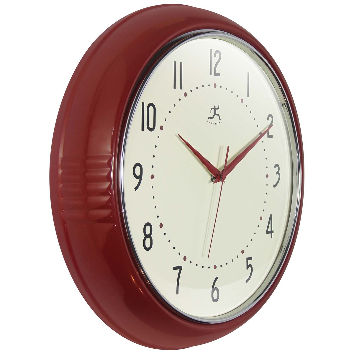 Round Retro Kitchen Wall Clock by Infinity Instruments