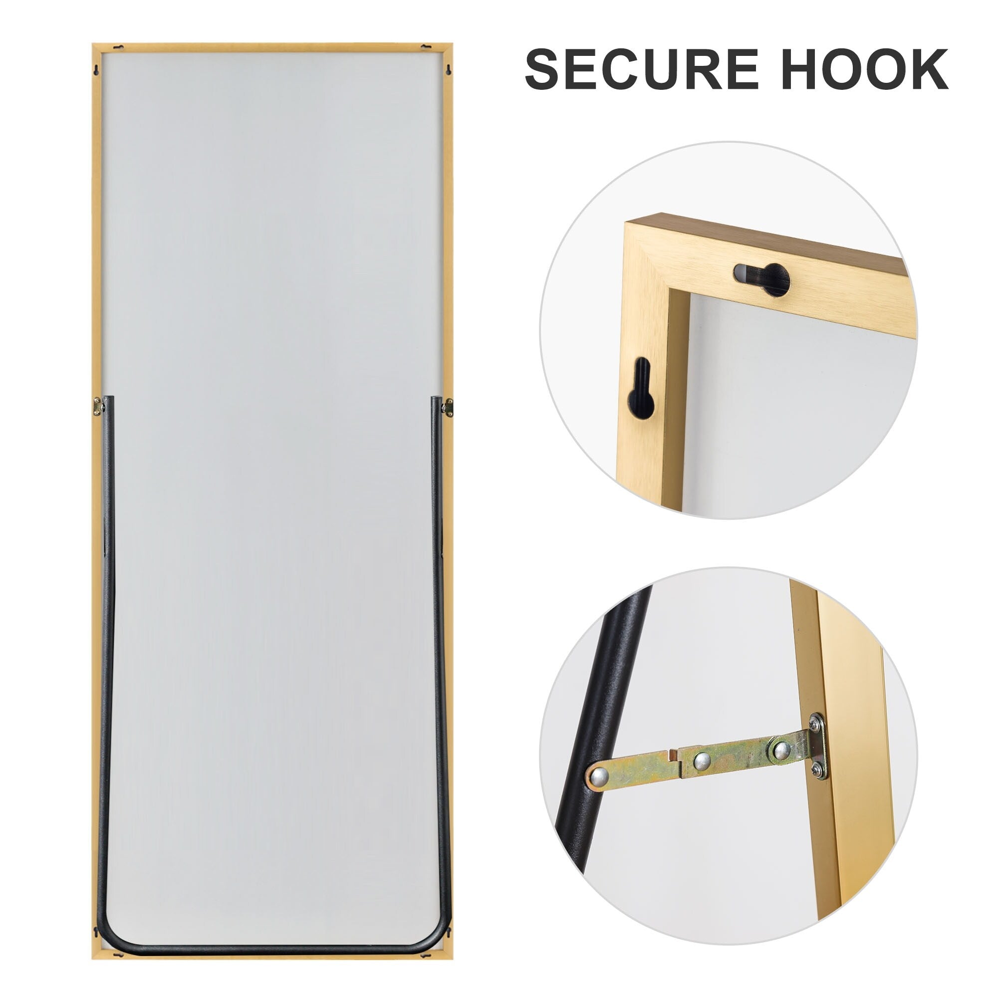 Aluminum Alloy Full Length Floor Mirror