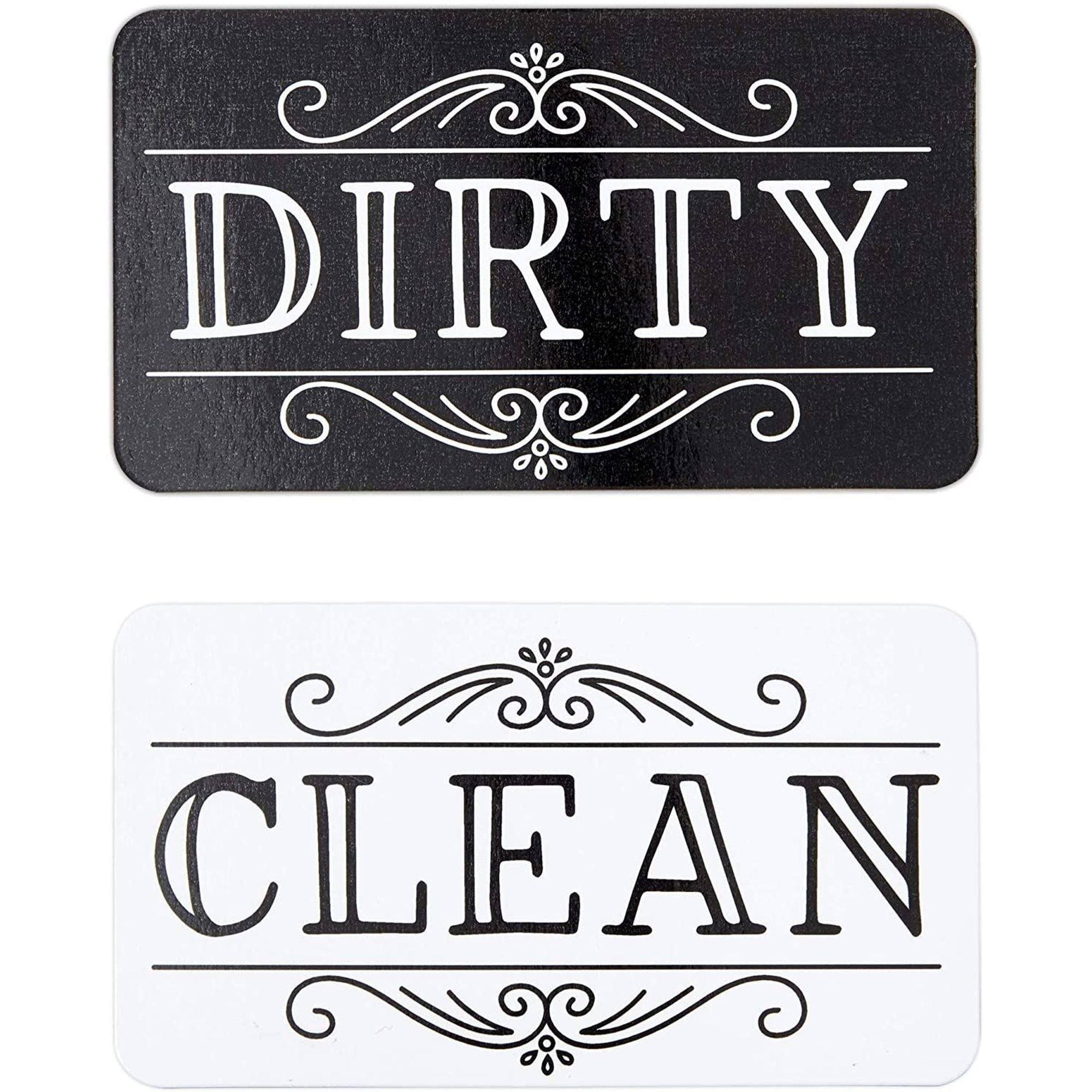 Dirty Clean Dishwasher Magnet (3.5 x 2 Inches)