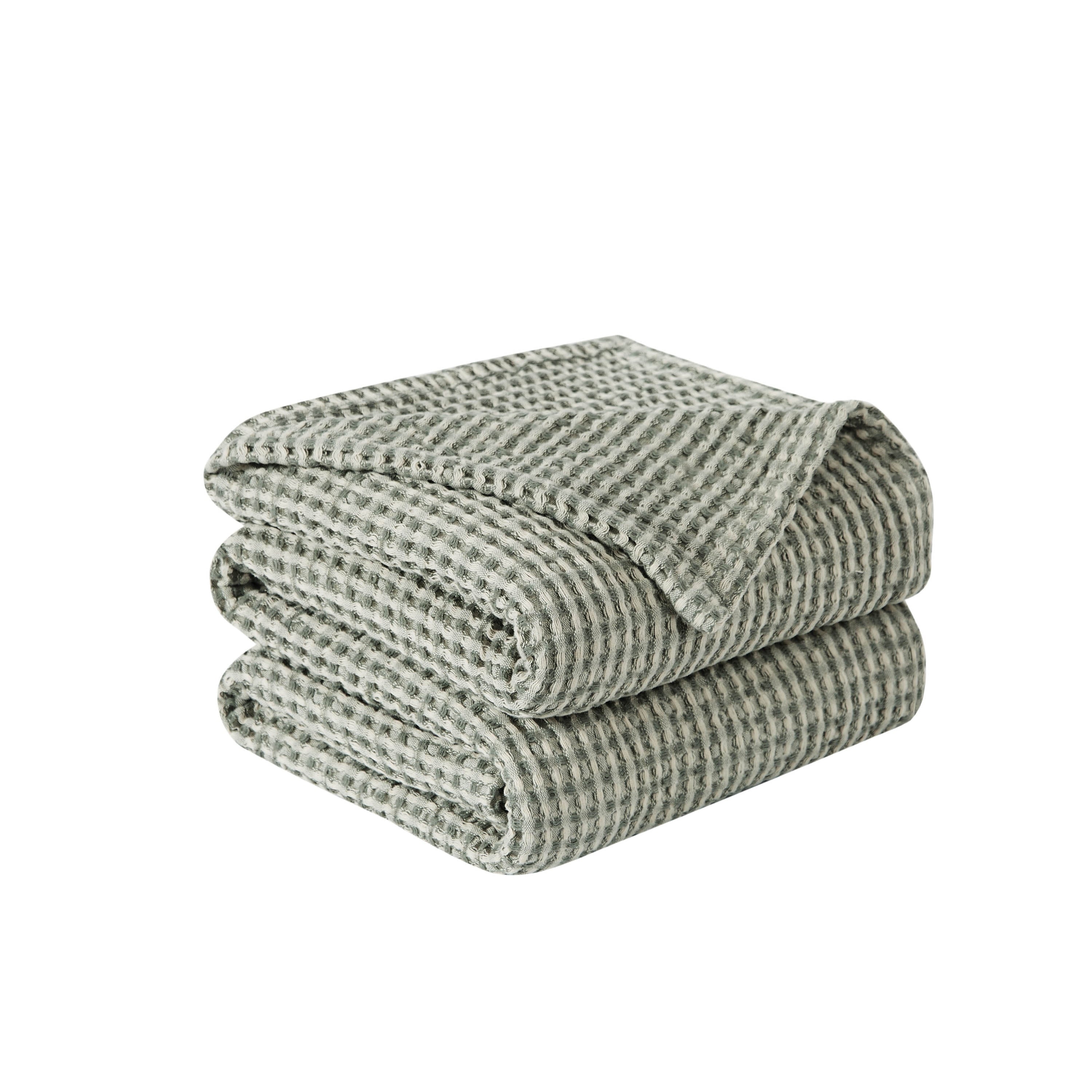 Tama 100 percent Cotton Waffle Weave Blanket