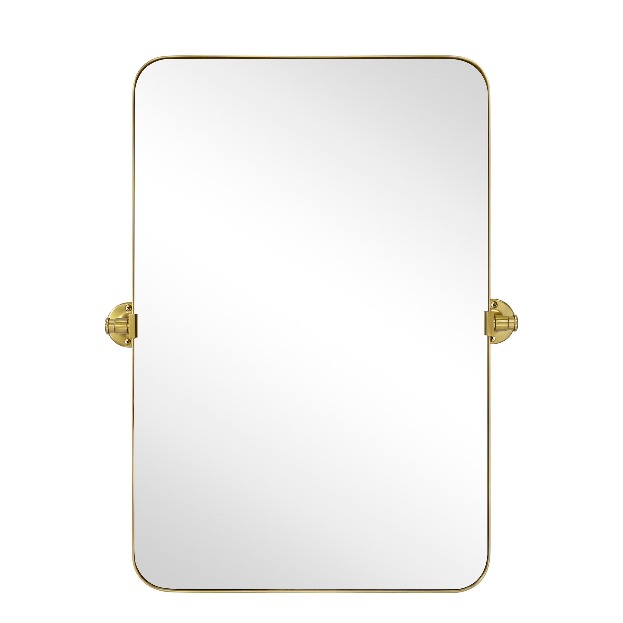 TEHOME Jonathan Rectangle Pivot Tilt Metal Wall Mirror