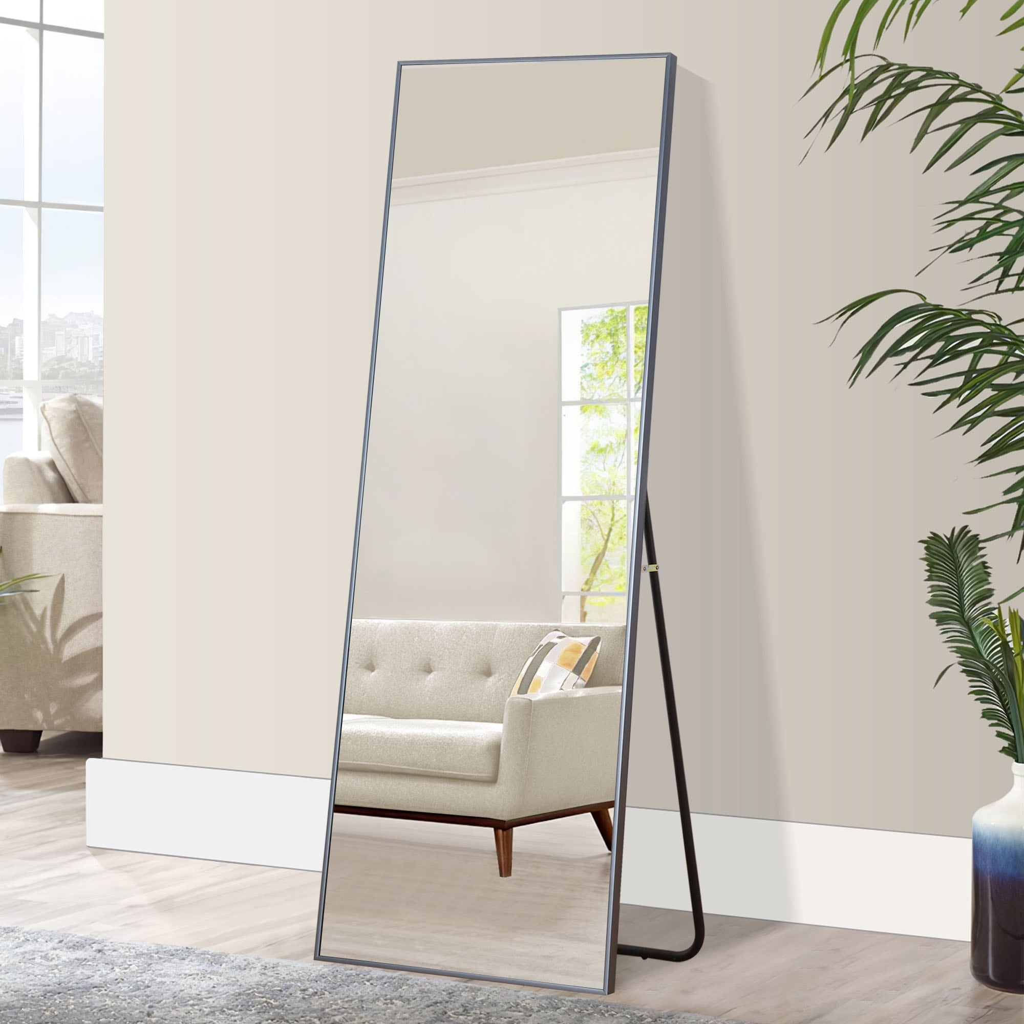 Aluminum Alloy Full Length Floor Mirror