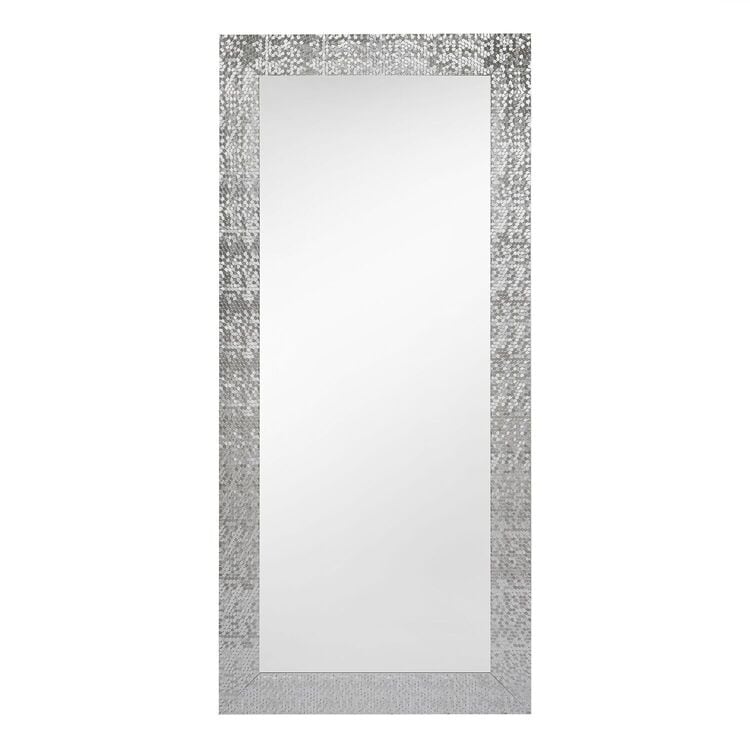 Premium Mosaic Pattern Full-Length Vertical Mirror - Standing, Leaning, Free-Standing Full Body Dressing Mirror