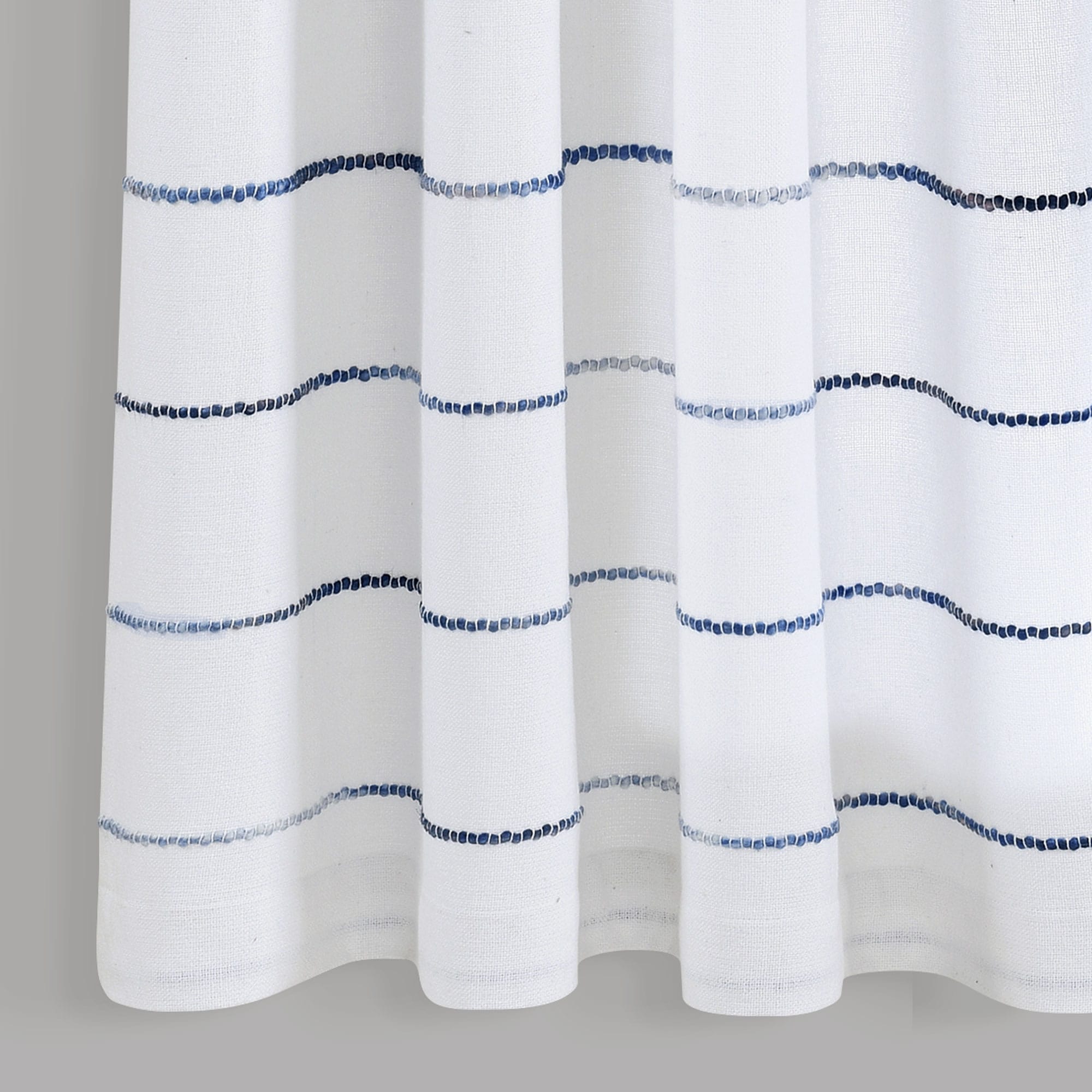 Carson Carrington Pajebo Ombre Stripe Cotton Curtain Panel Pair