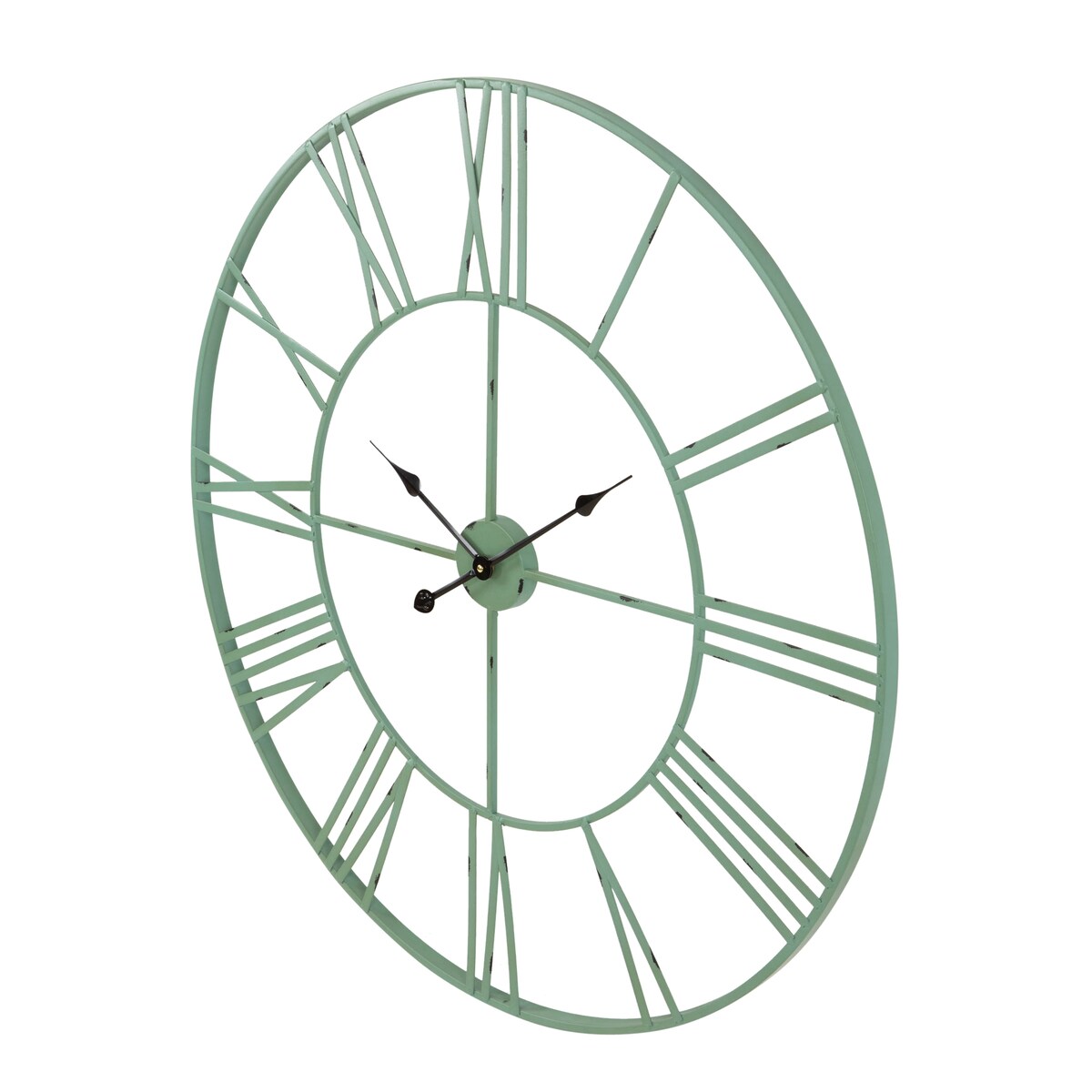 Solange Round Metal Wall Clock