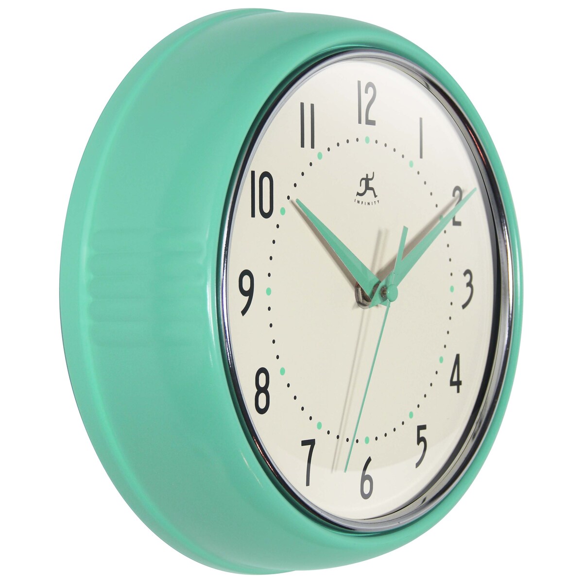 Round Retro Kitchen Wall Clock by Infinity Instruments