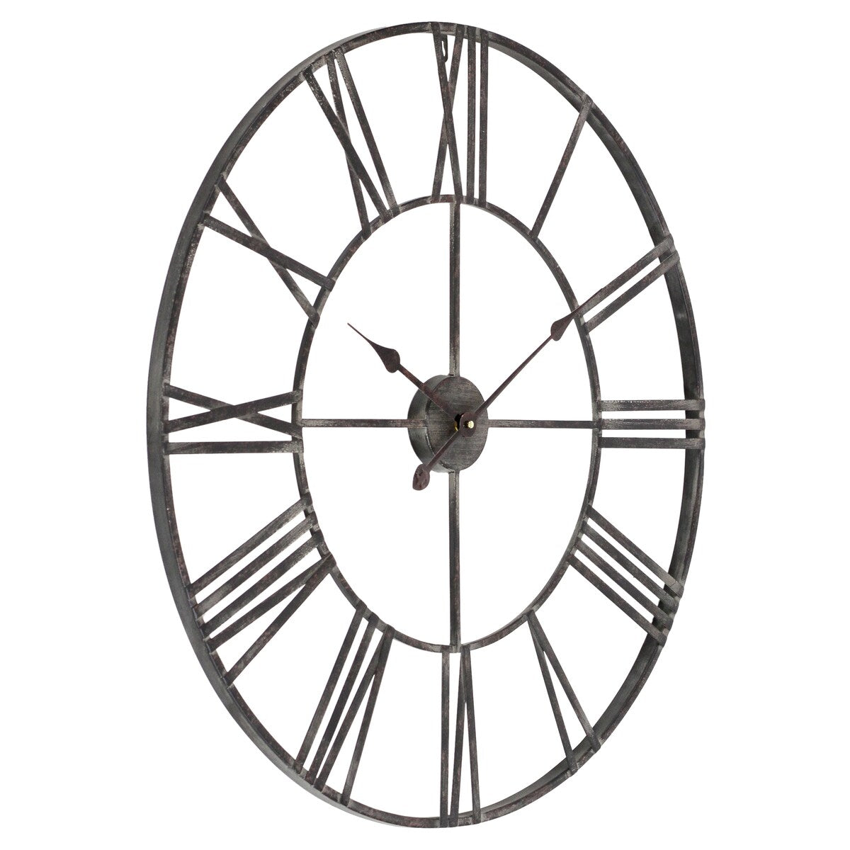 Solange Round Metal Wall Clock