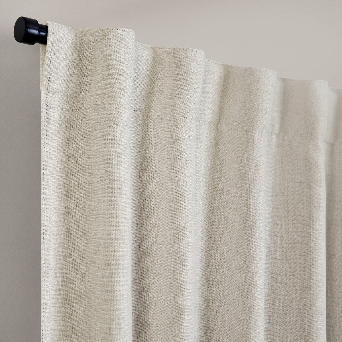 Harrow Solid Texture Blackout Window Single Curtain Panel