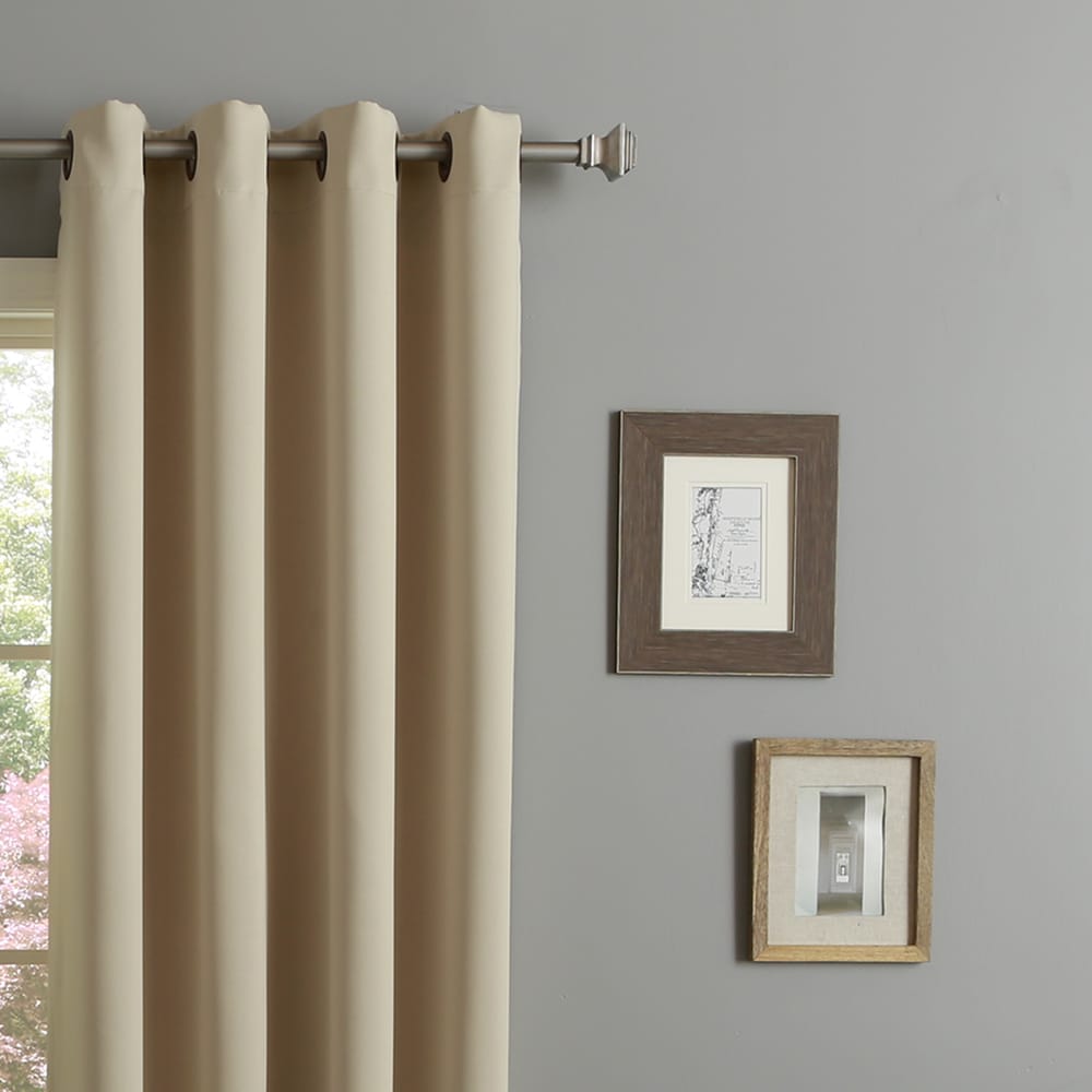 Aurora Home Grommet Top Insulated 64-inch Blackout Curtain Panel Pair - 52 x 64