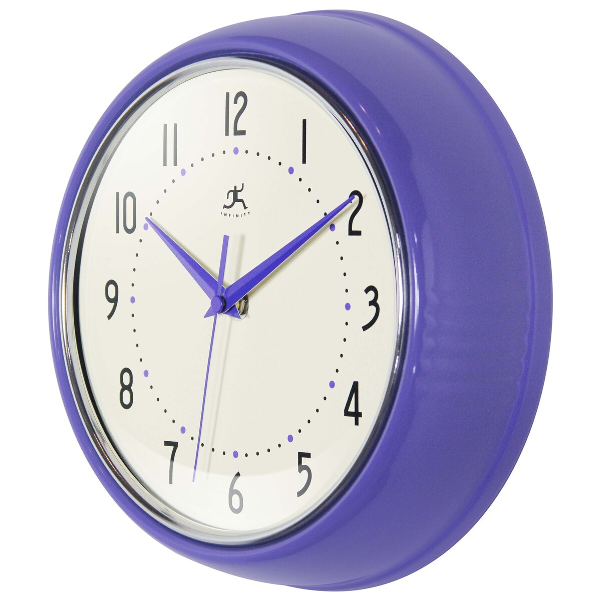 Round Retro Kitchen Wall Clock by Infinity Instruments