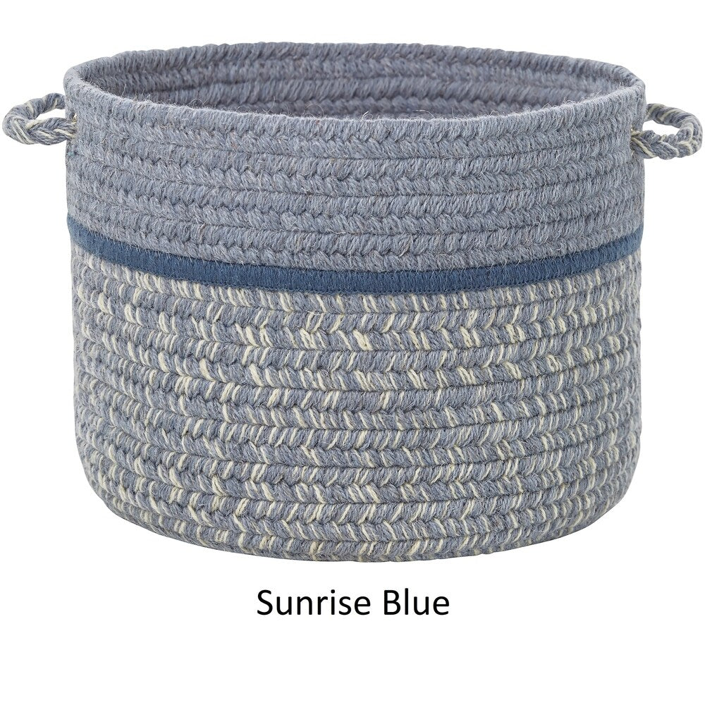 Seaport Wool Blend Storage Basket