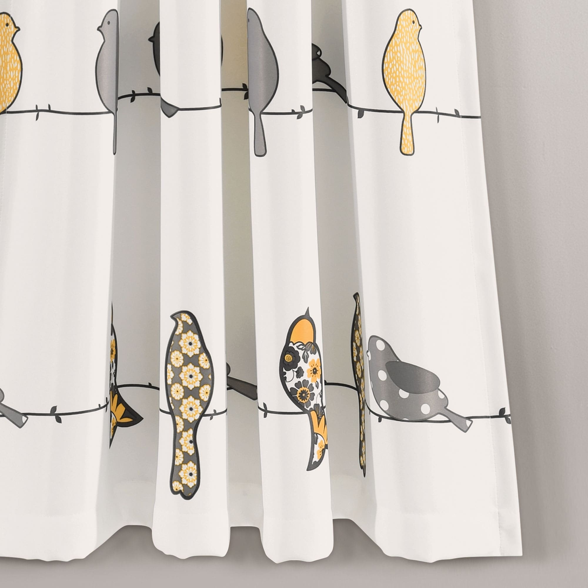 Lush Decor Rowley Birds Room Darkening Curtain Panel Pair