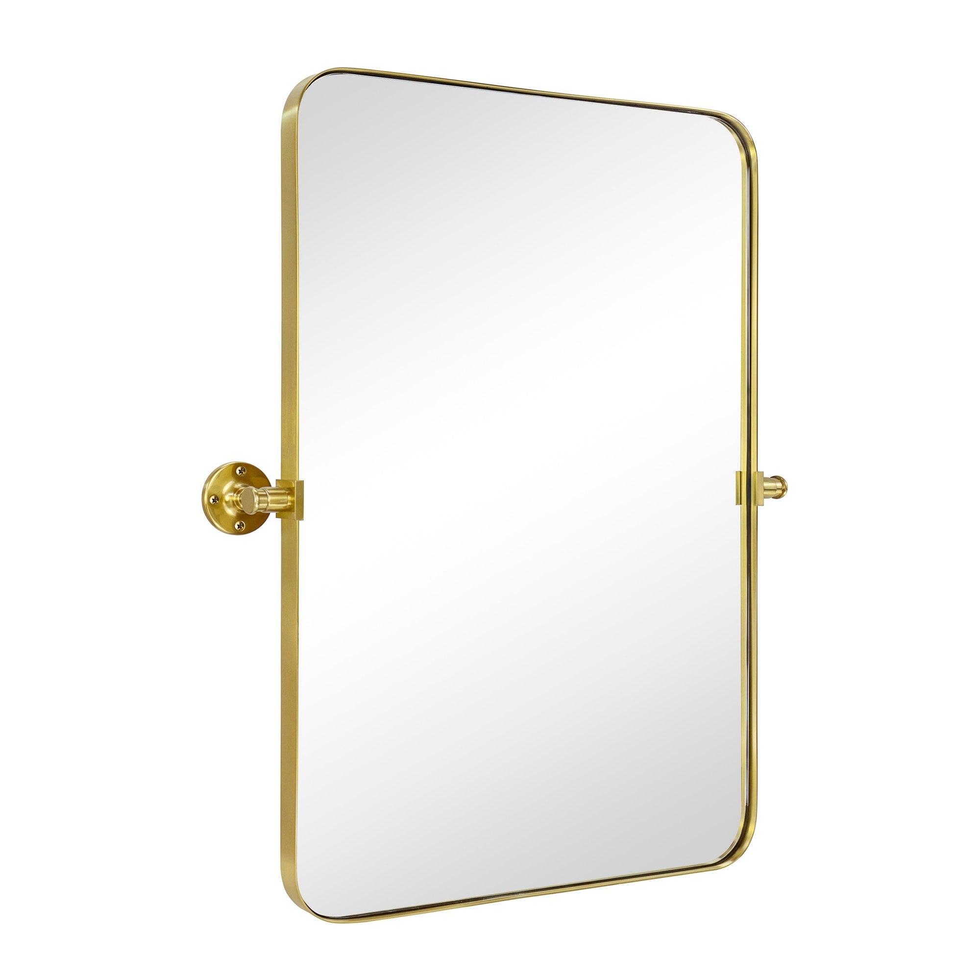 TEHOME Jonathan Rectangle Pivot Tilt Metal Wall Mirror