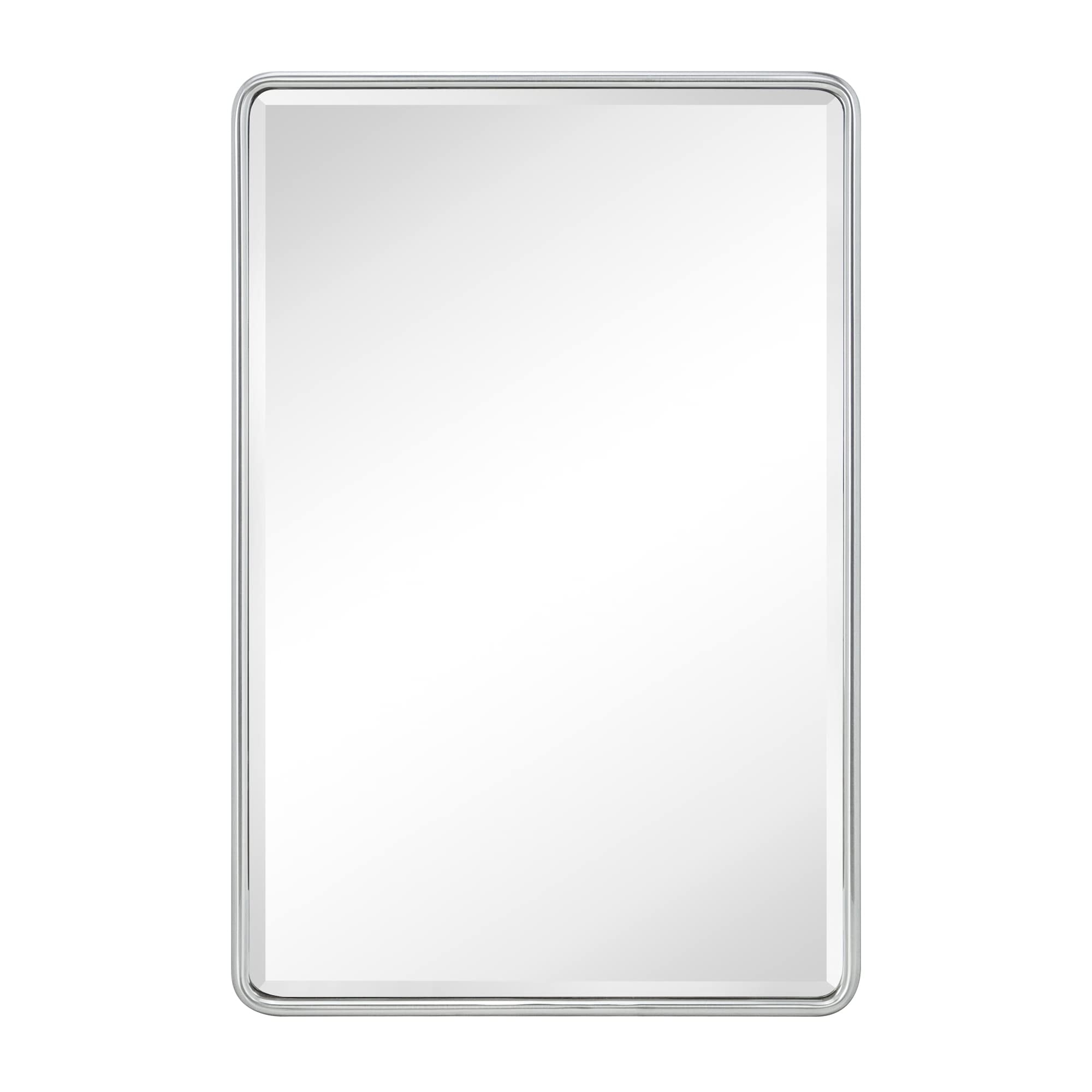 TEHOME Farmhouse Recessed Metal Bathroom Medicine Cabinets with Mirror