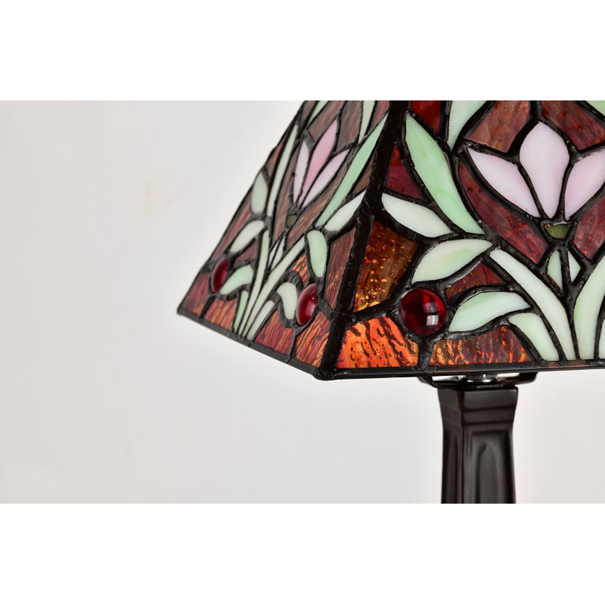 Sophie 1-light Tiffany-style 7.5-inch Table Lamp