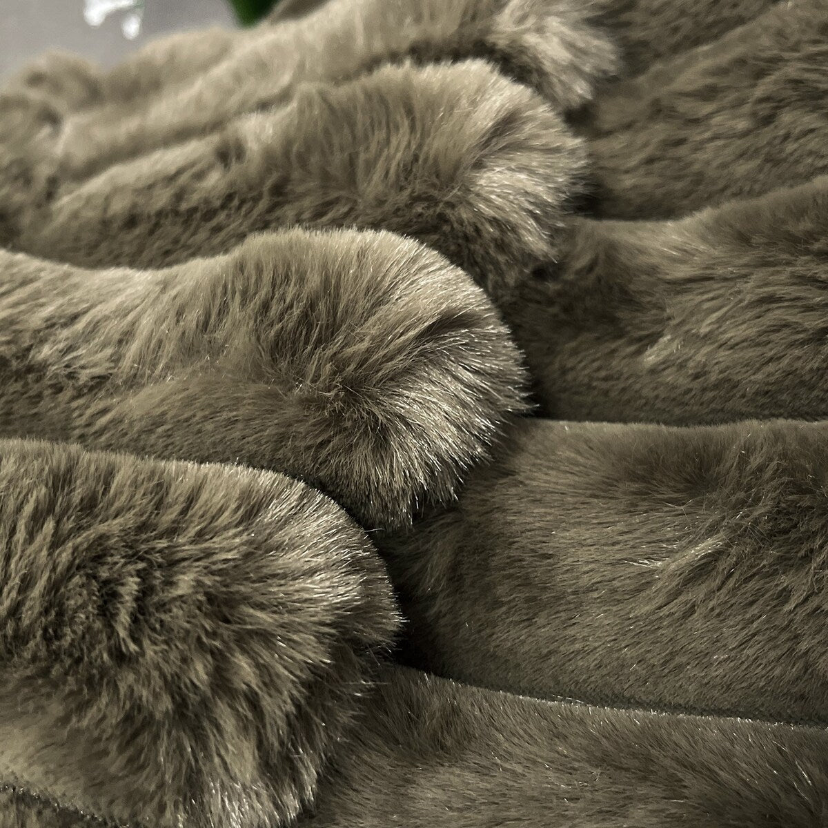 The Mood Puffy Channel FauxFur Throw