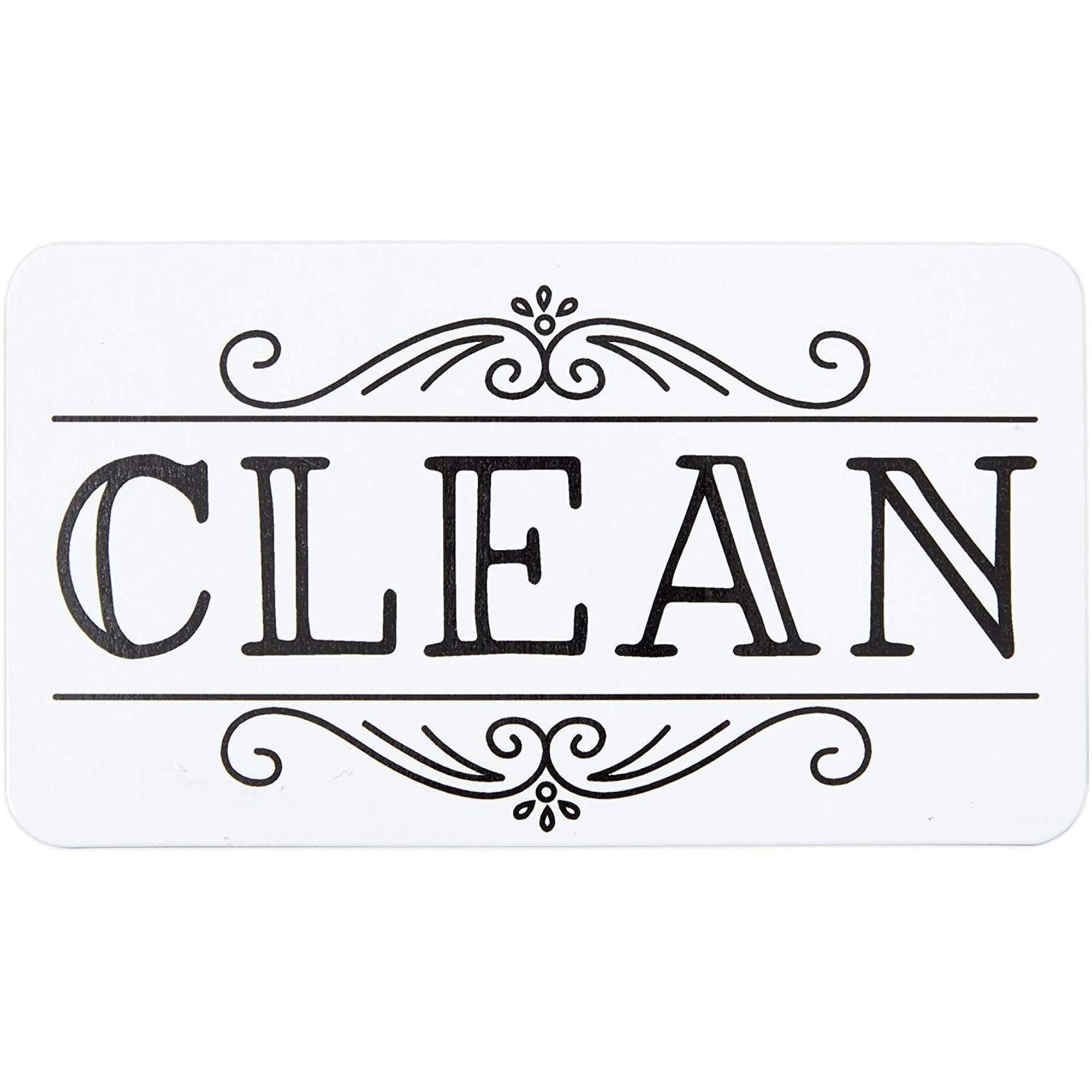 Dirty Clean Dishwasher Magnet (3.5 x 2 Inches)