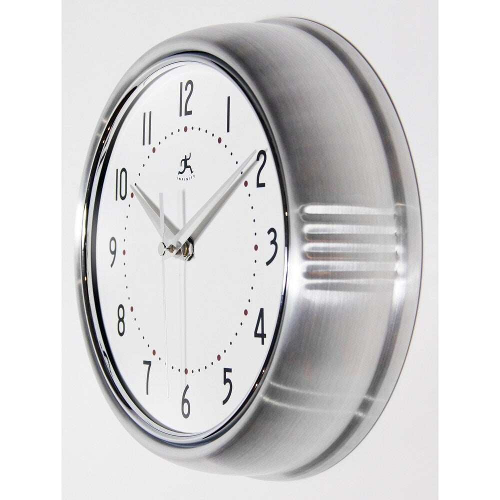 Round Retro Kitchen Wall Clock by Infinity Instruments