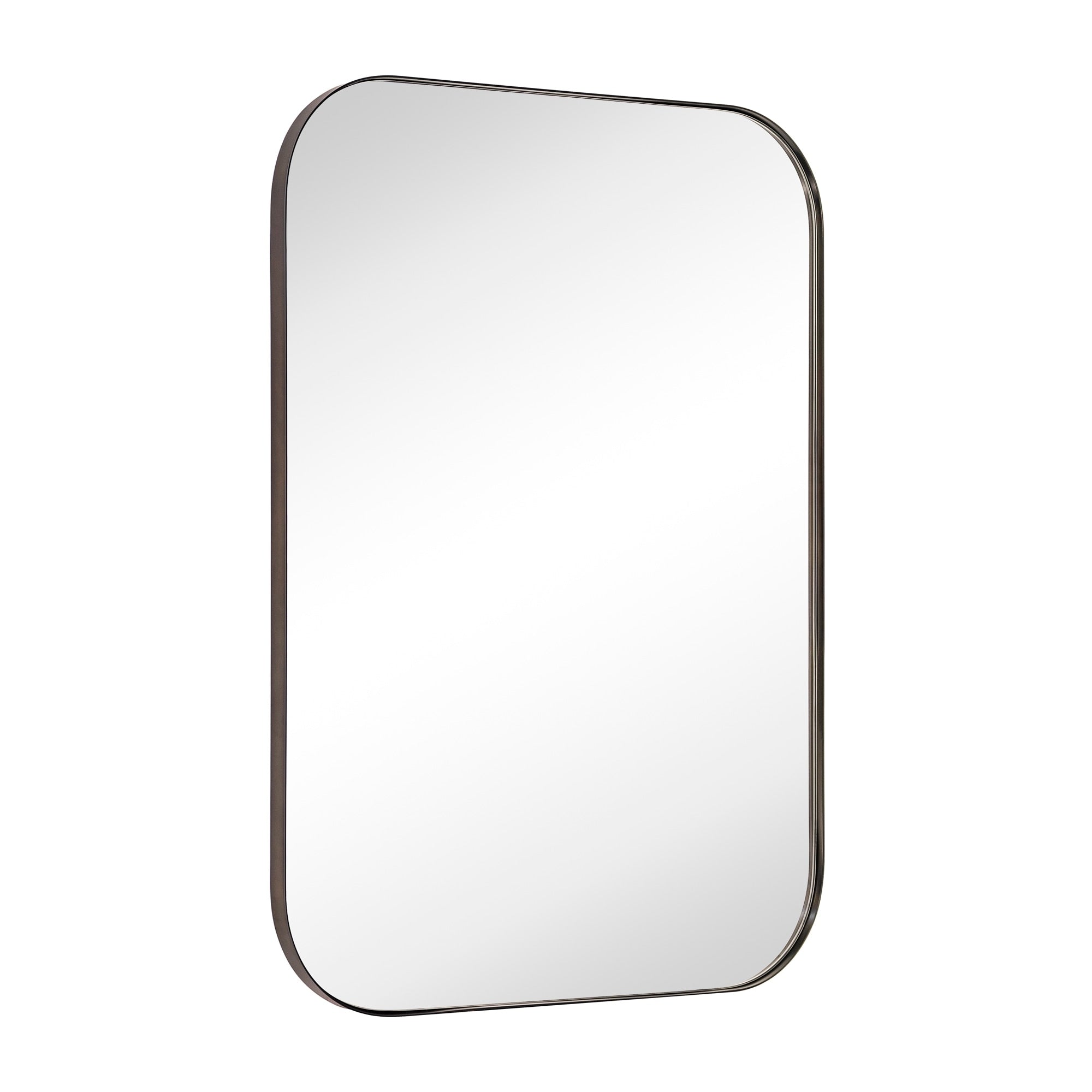 TEHOME Mid-Century Modern Chic Metal Rounded Wall Mirrors