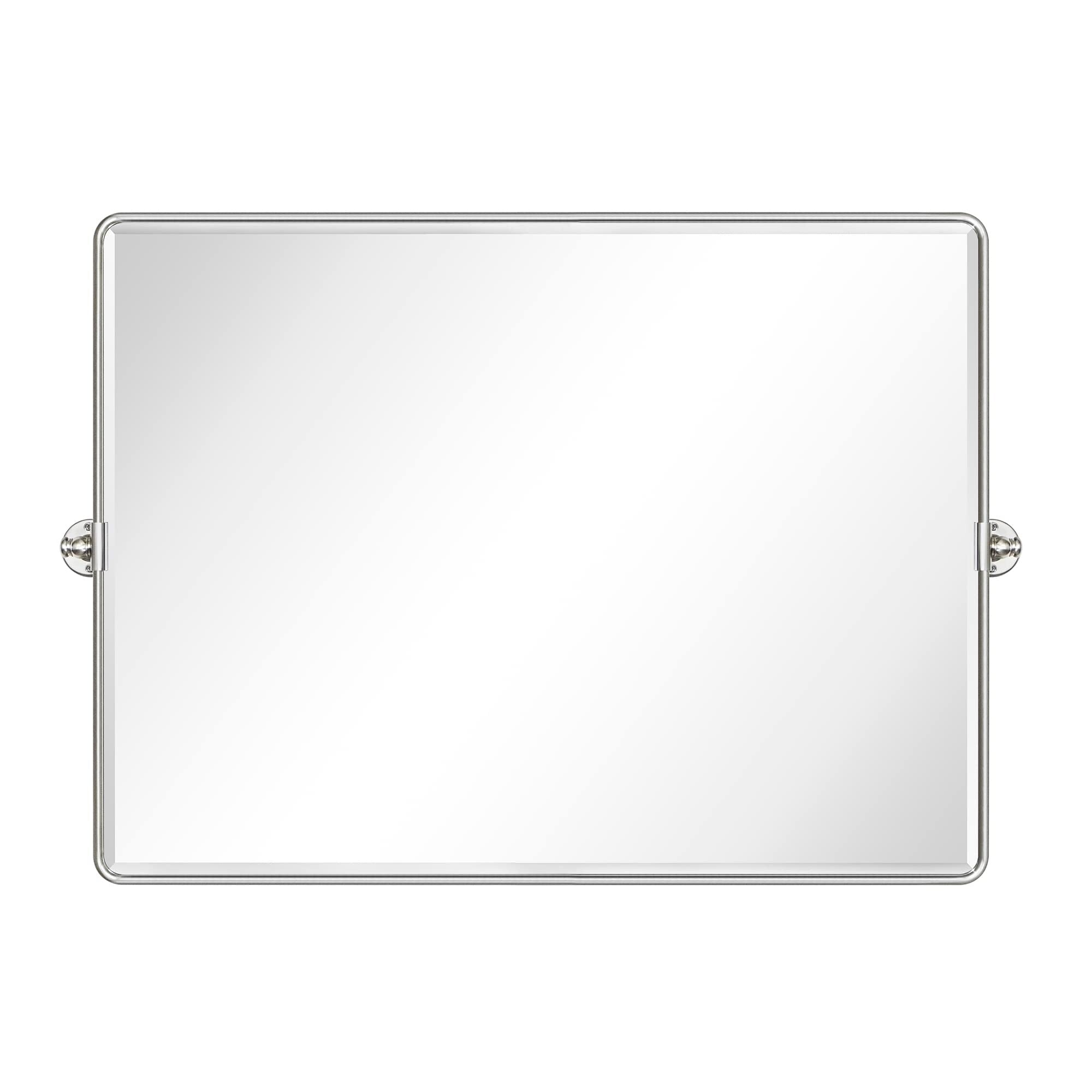 TEHOME Lutalo horizontal Beveled Bathroom / Vanity Mirror