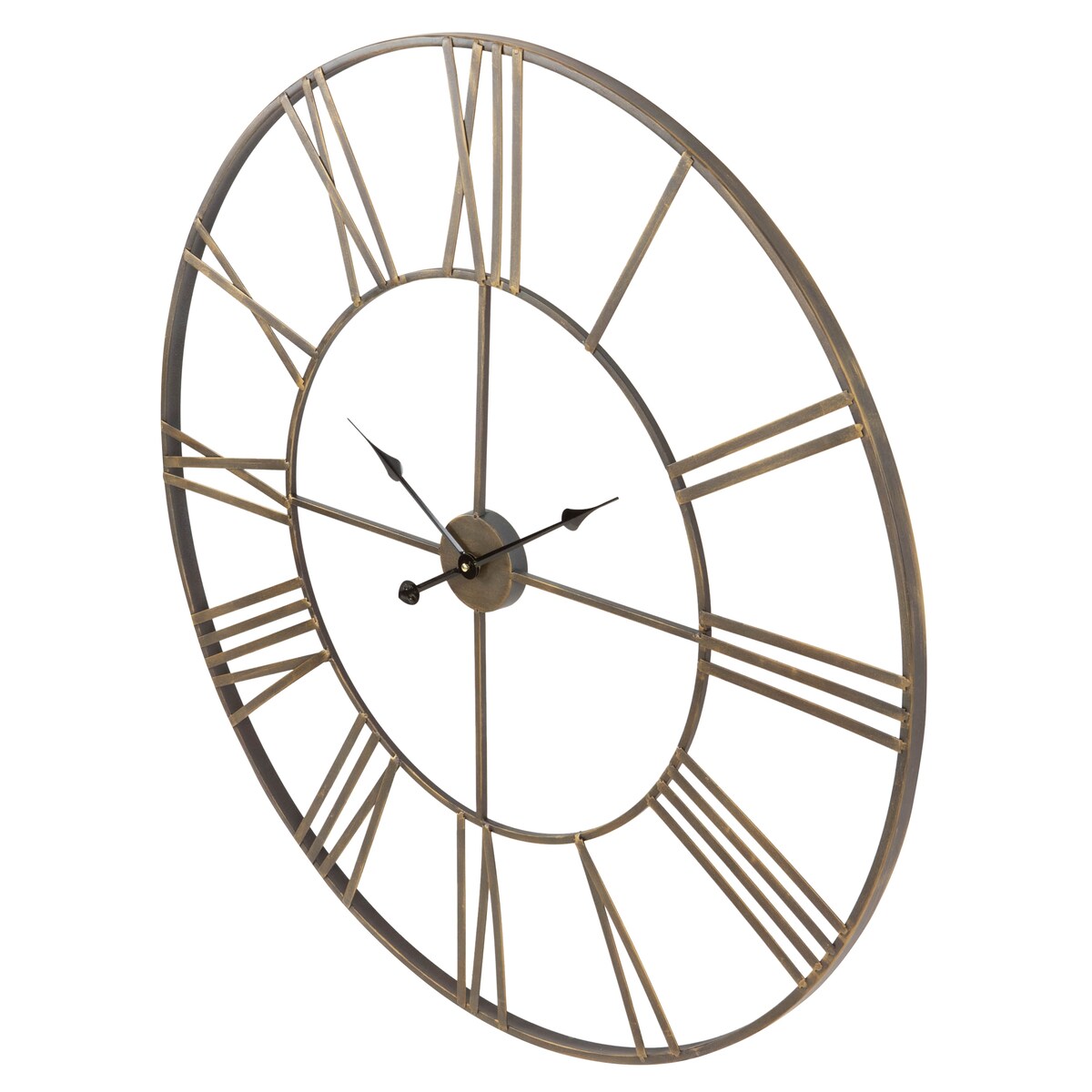 Solange Round Metal Wall Clock