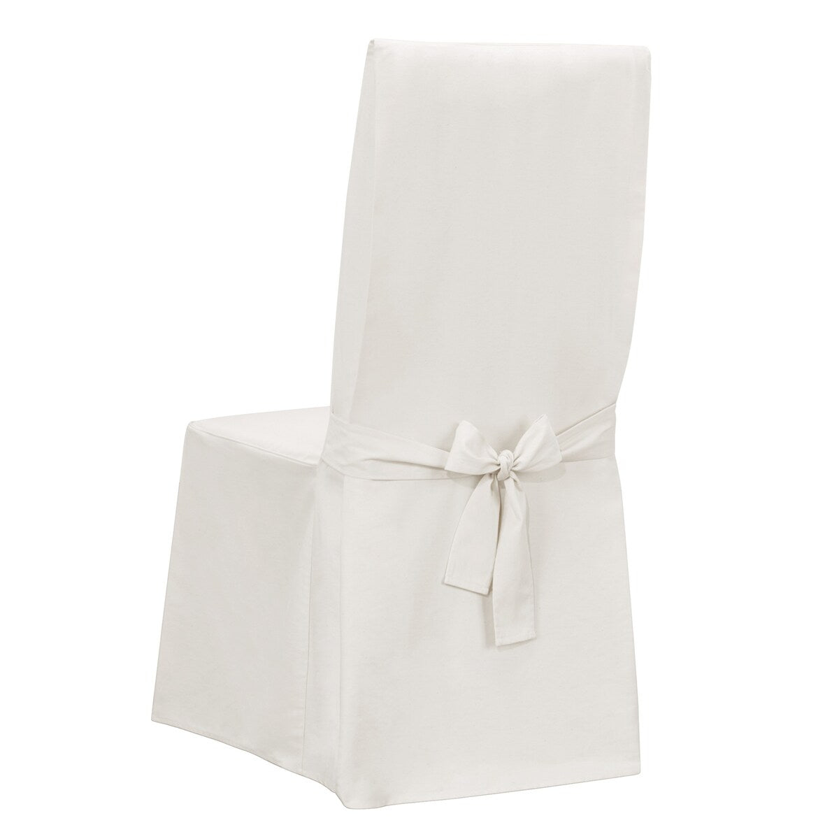 SureFit Essential Twill Long Dining Chair Slipcover