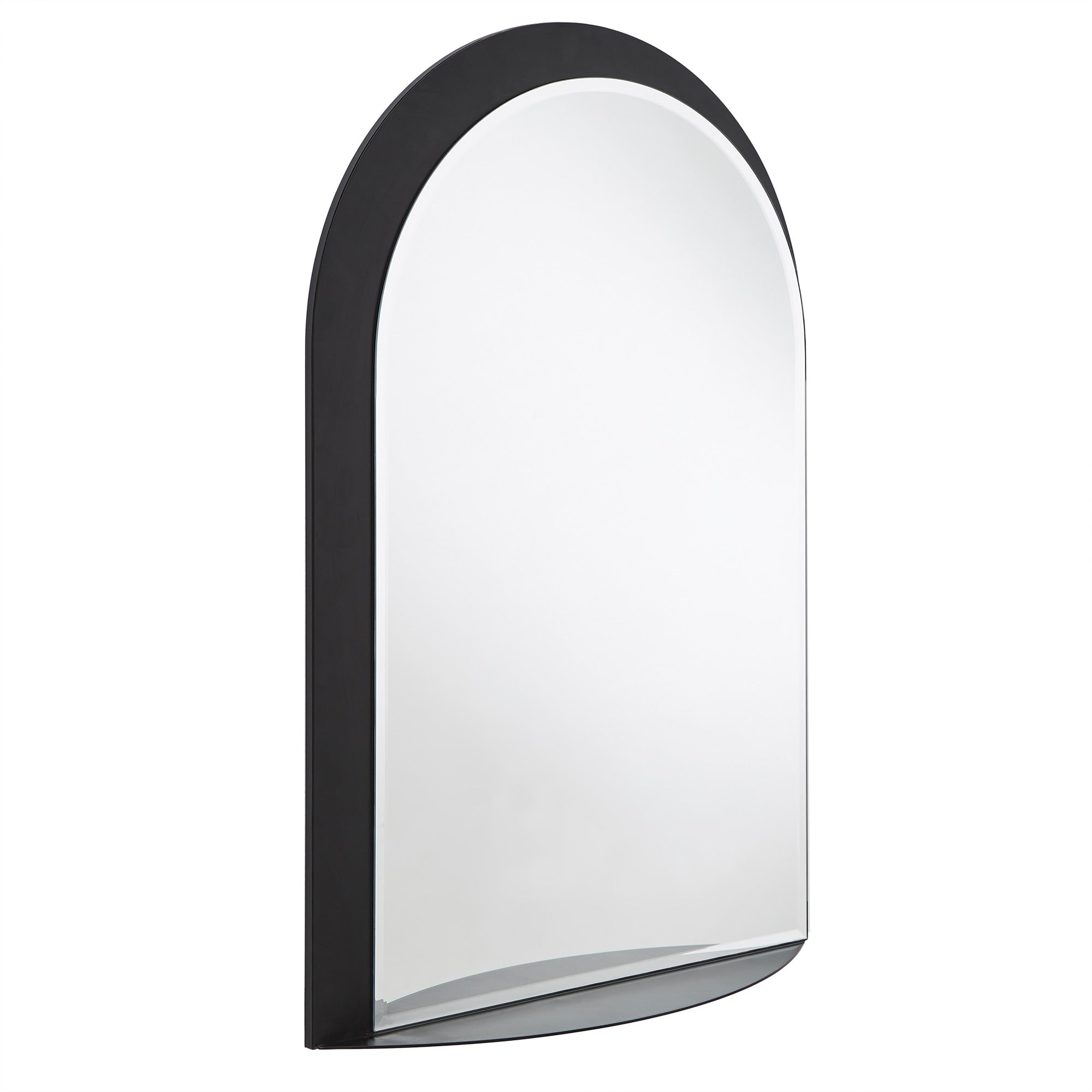 Concord Metal Arched Wall Mirror with Shelf by iNSPIRE Q Bold