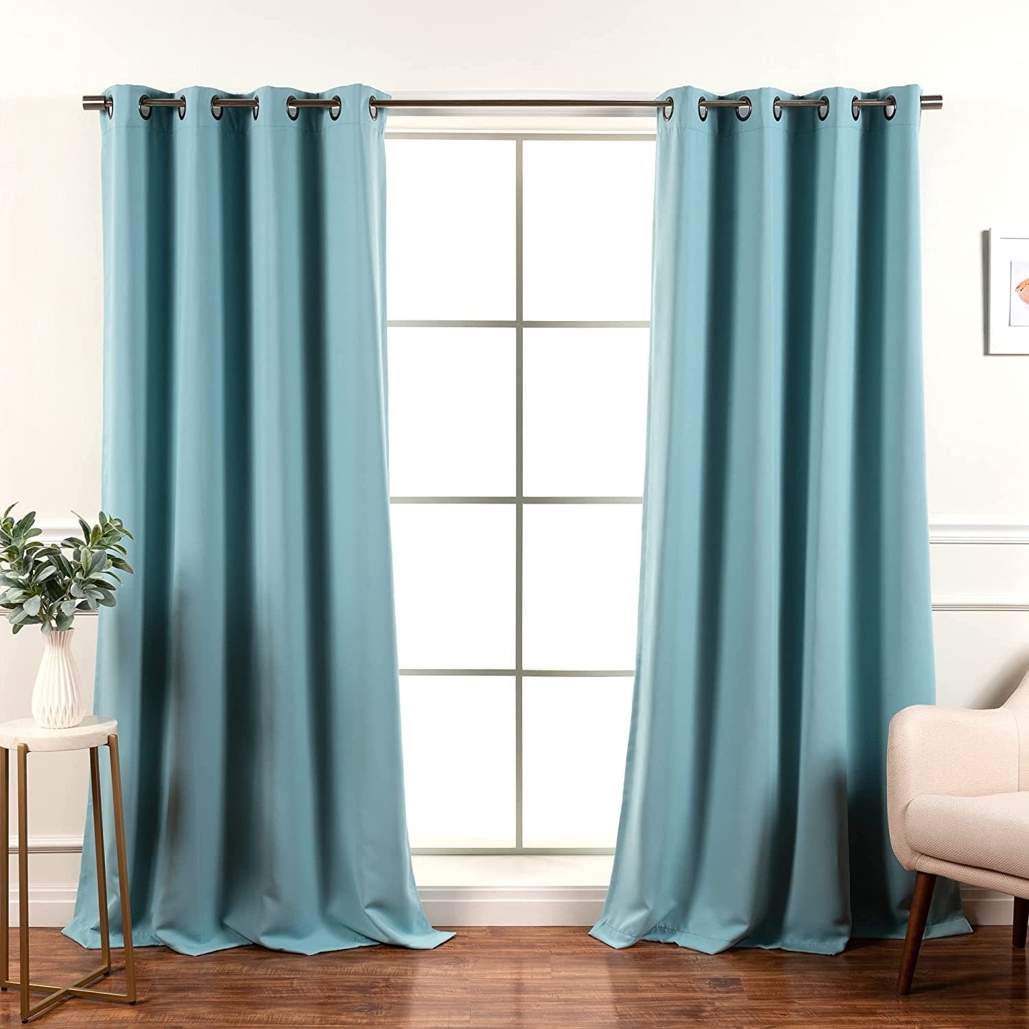 Aurora Home Grommet Top Insulated 64-inch Blackout Curtain Panel Pair - 52 x 64