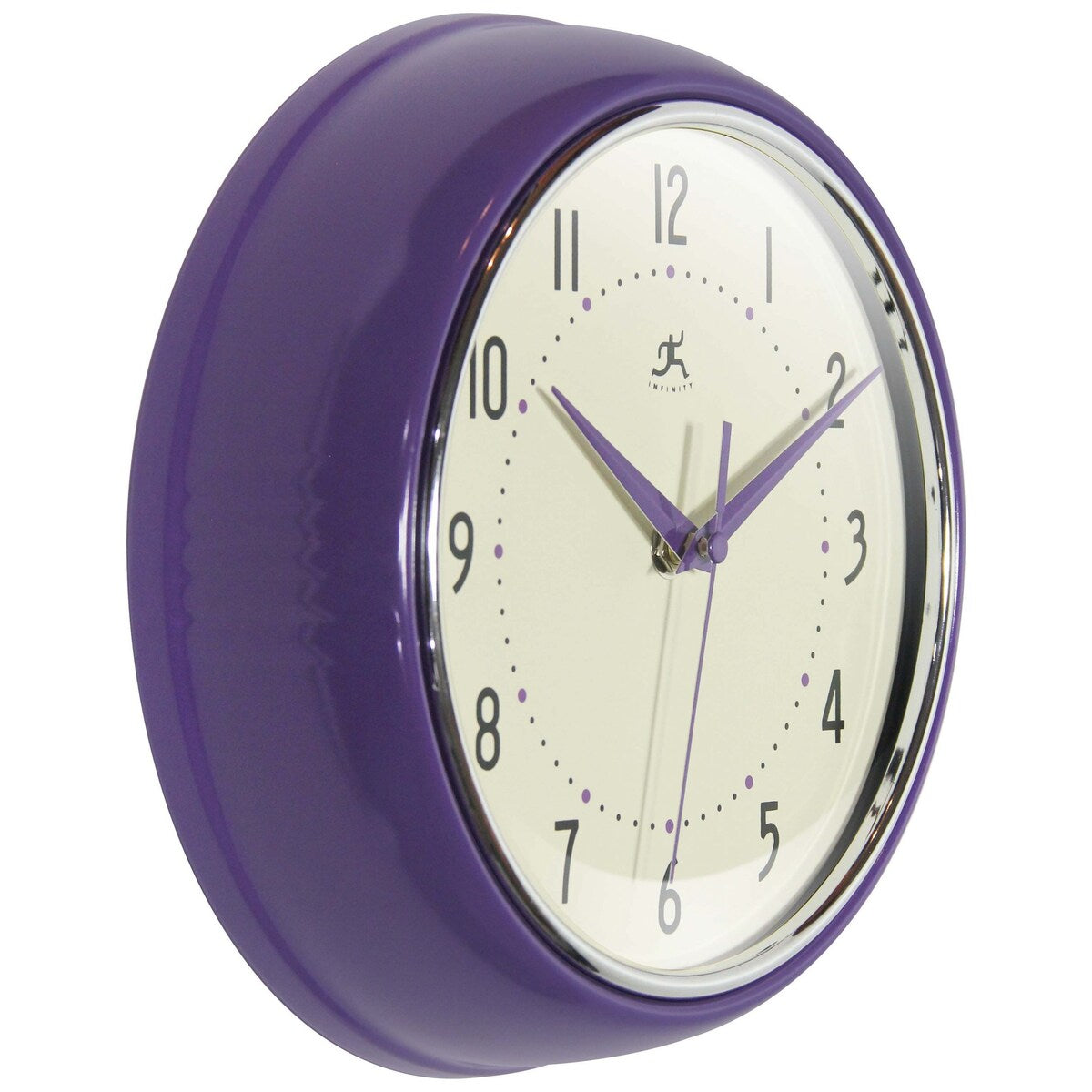 Round Retro Kitchen Wall Clock by Infinity Instruments